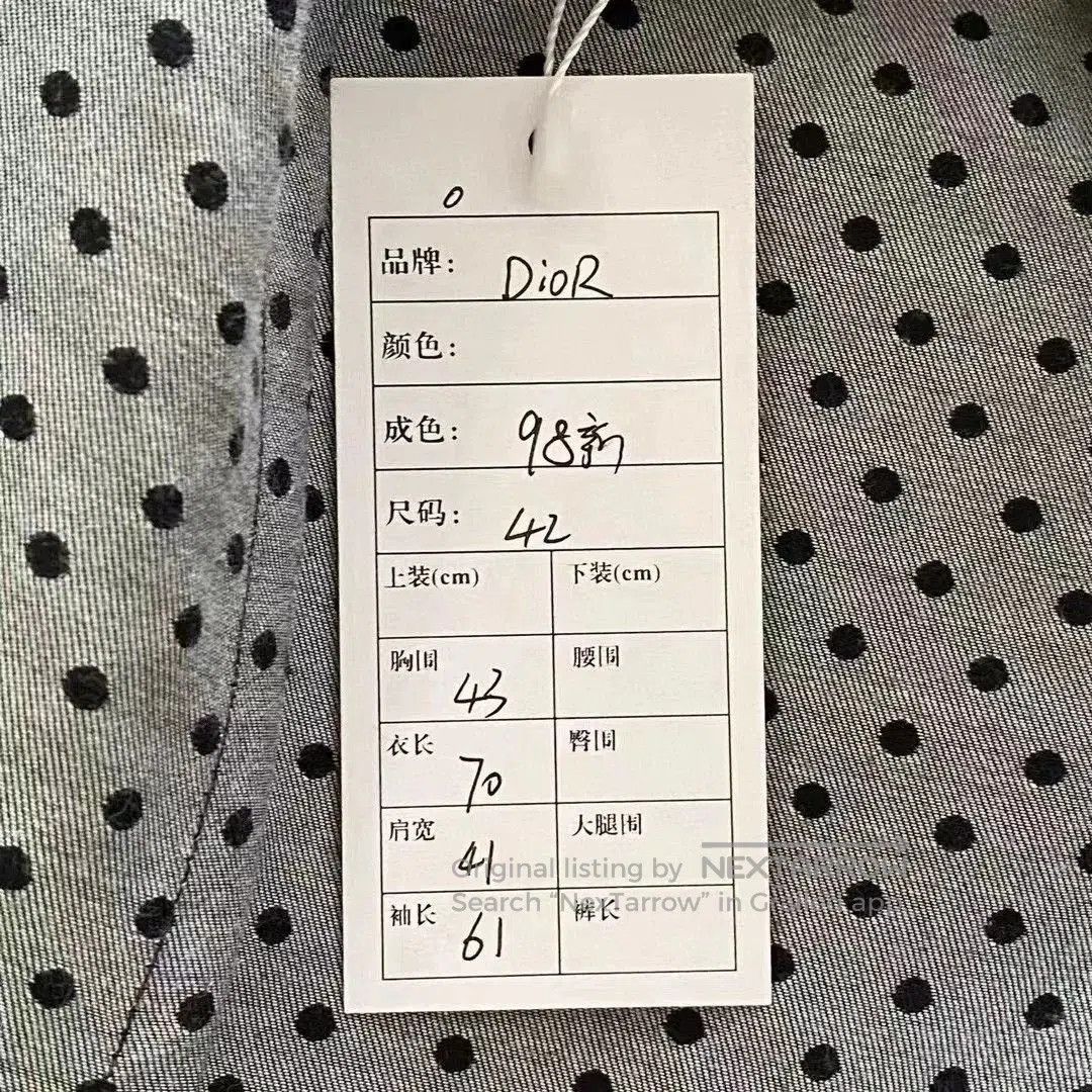 Dior Dior Polka Dot Printed Suit. Size US XS / EU 42 / 0 - 6 Thumbnail