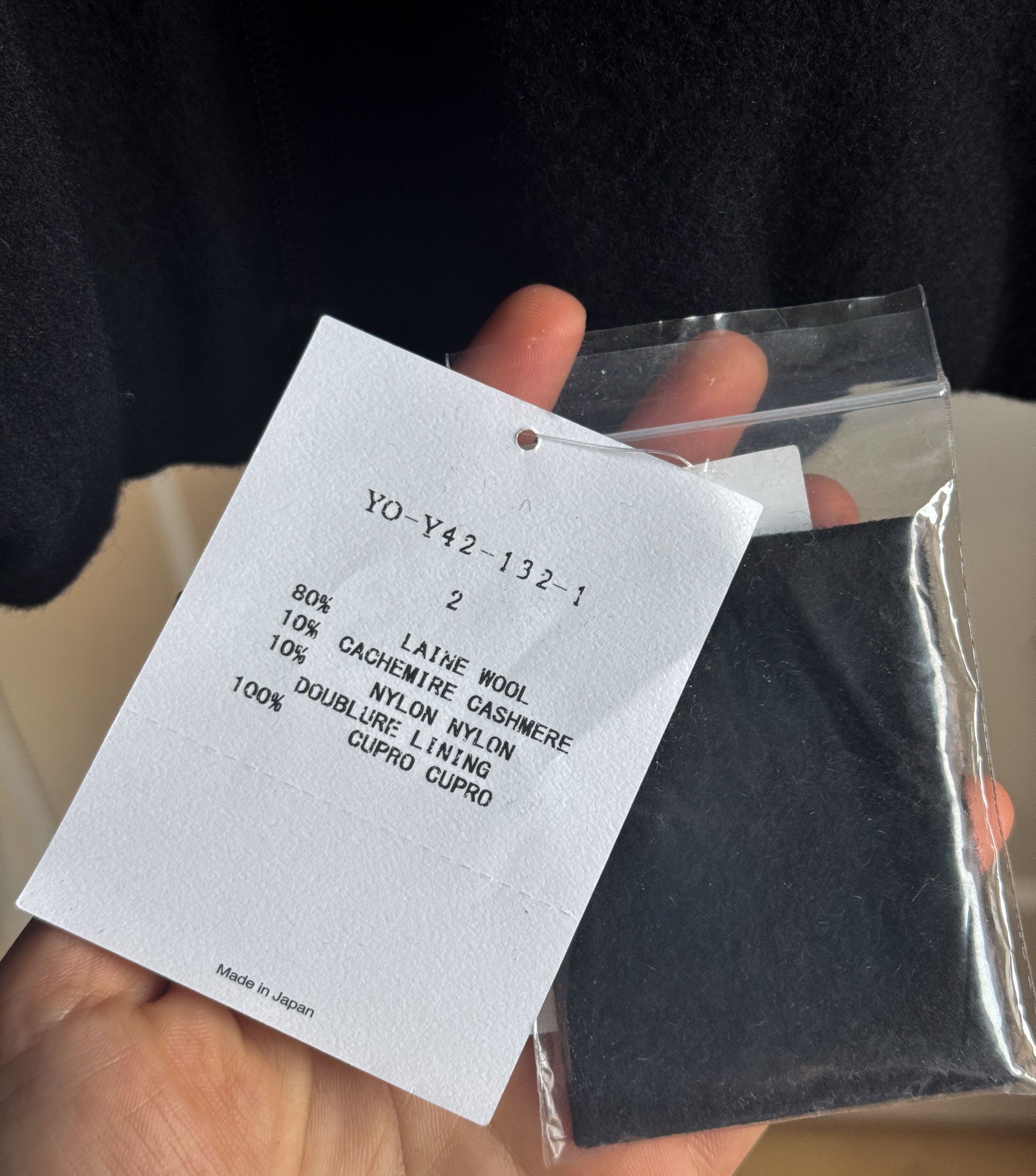 Y's Y's – YOHJI YAMAMOTO – NWT Cropped Jacket Size M / US 6-8 / IT 42-44 - 6 Thumbnail