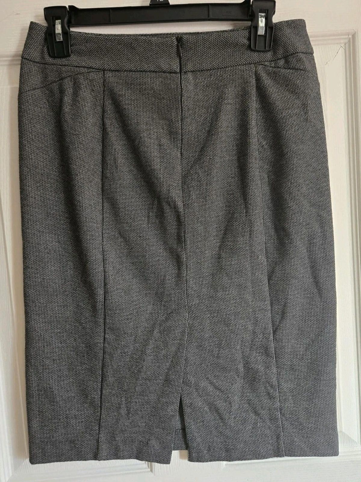 Other New York & Company Stretch Gray Pencil Skirt Womens Size 4 B Size 27" / US 4 / IT 40 - 6 Thumbnail