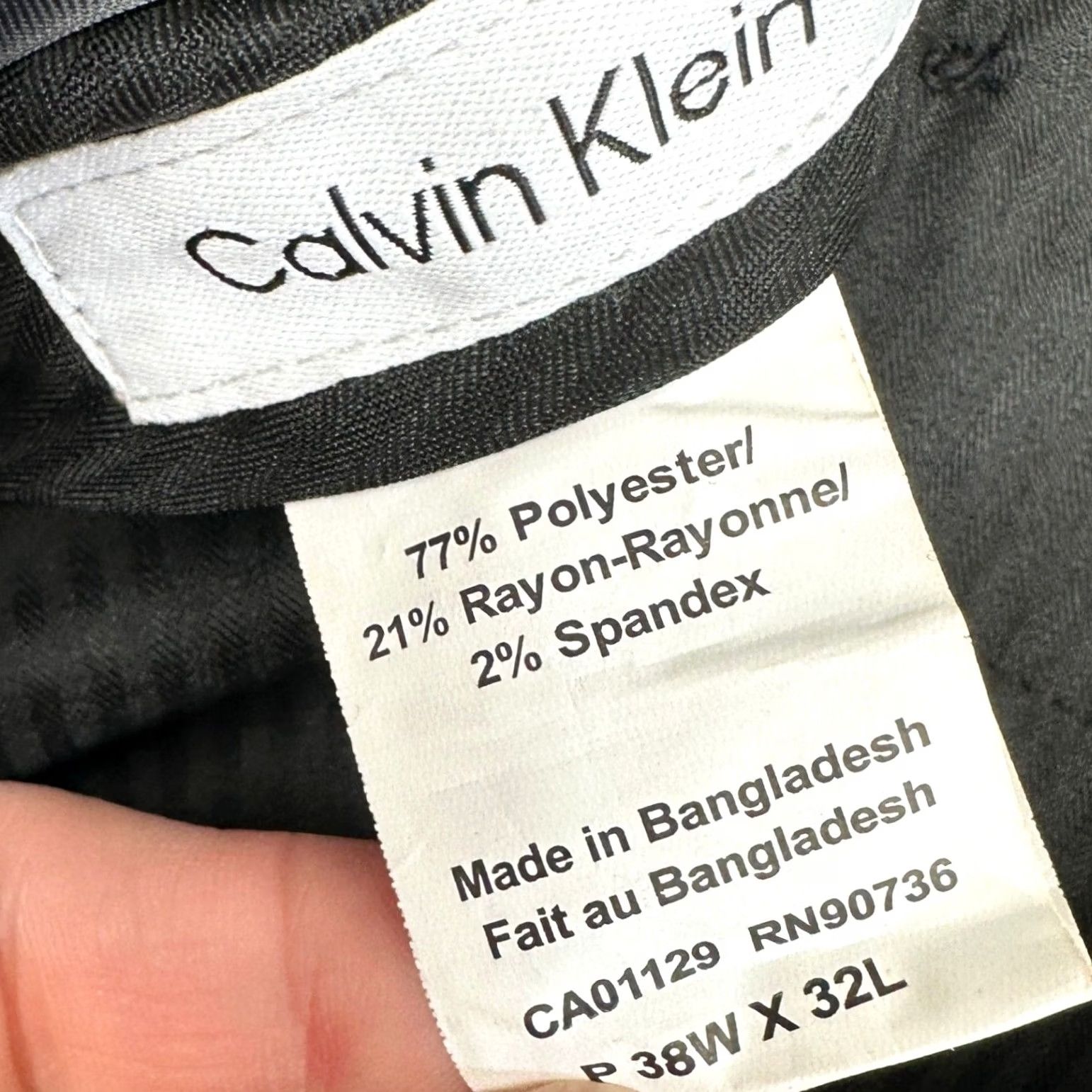 Calvin Klein VINTAGE? No. (Answer should be only title) Size US 38 / EU 54 - 5 Thumbnail
