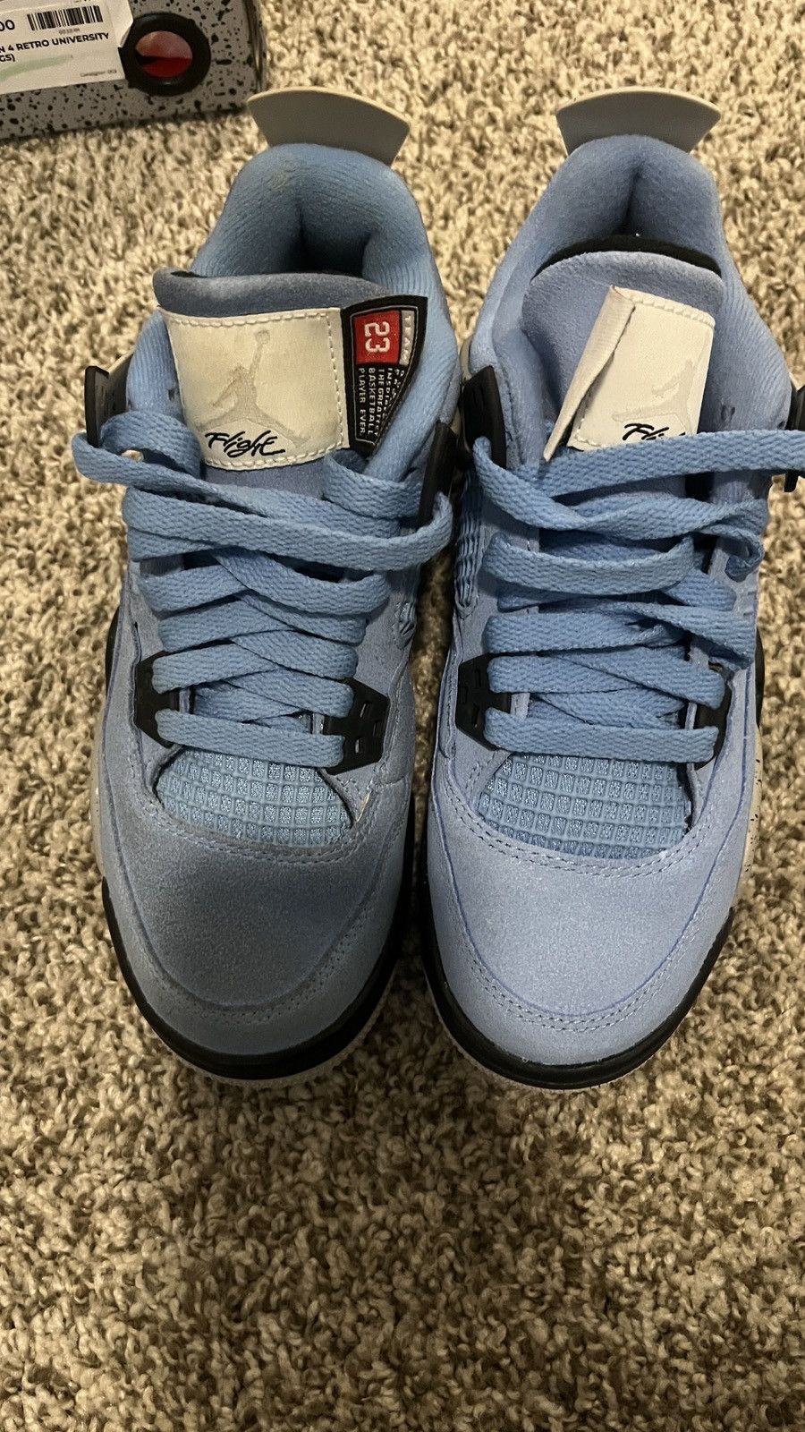 Jordan Brand Jordan 4 University Blue UNC GS Size 4Y/5.5W Size US 5.5 / IT 35.5 - 2 Thumbnail
