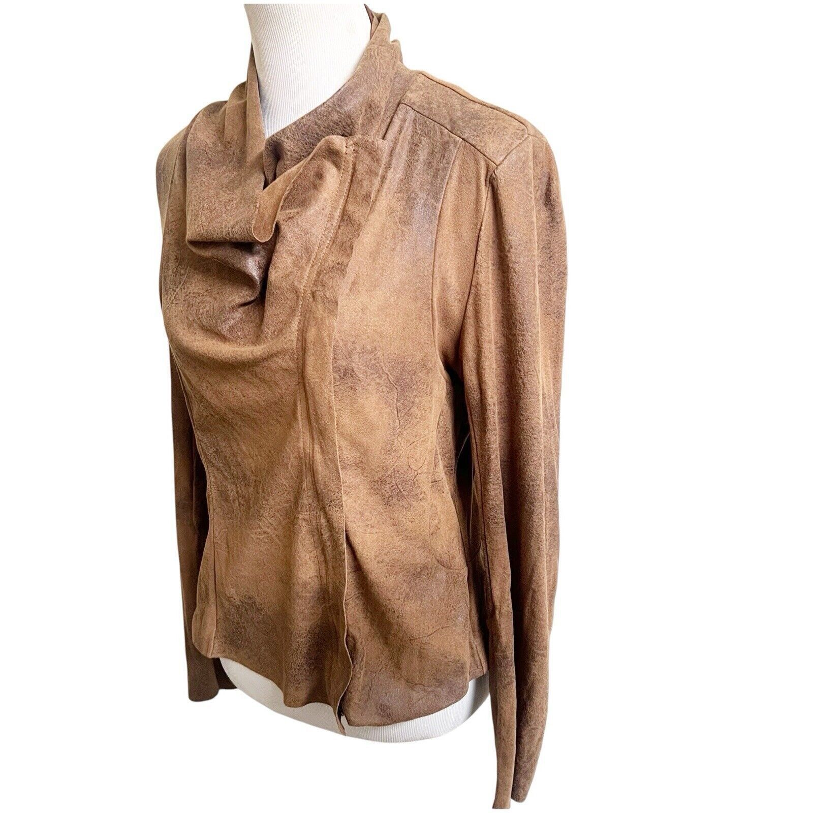 Other Philosophy Women’s Zipper Front Moto Jacket Size 12 Soft Size XL / US 12-14 / IT 48-50 - 2 Thumbnail
