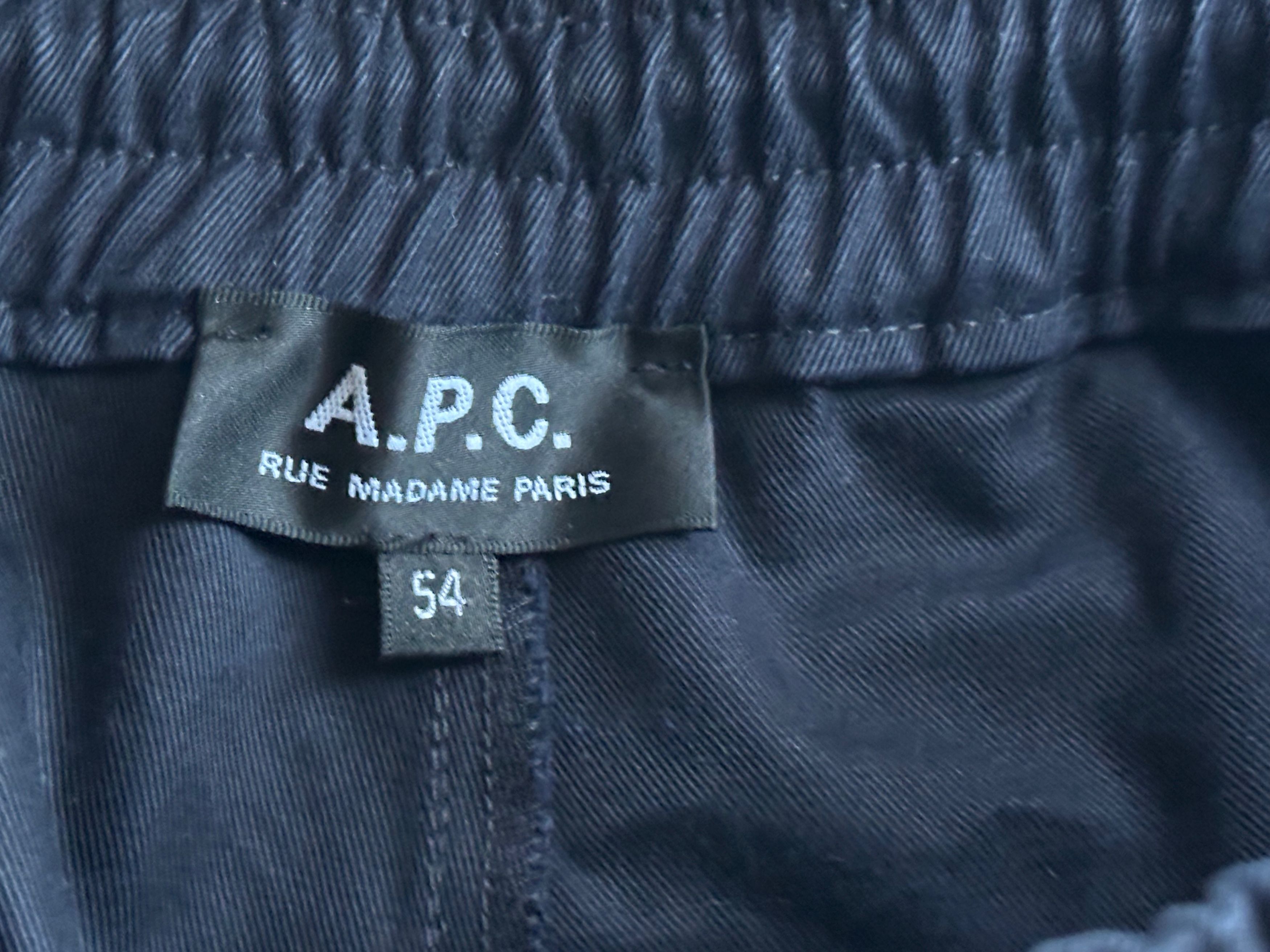 A.P.C. A.P.C. Kaplan Drawstring Pants - Navy - Size 54 Size US 38 / EU 54 - 3 Thumbnail