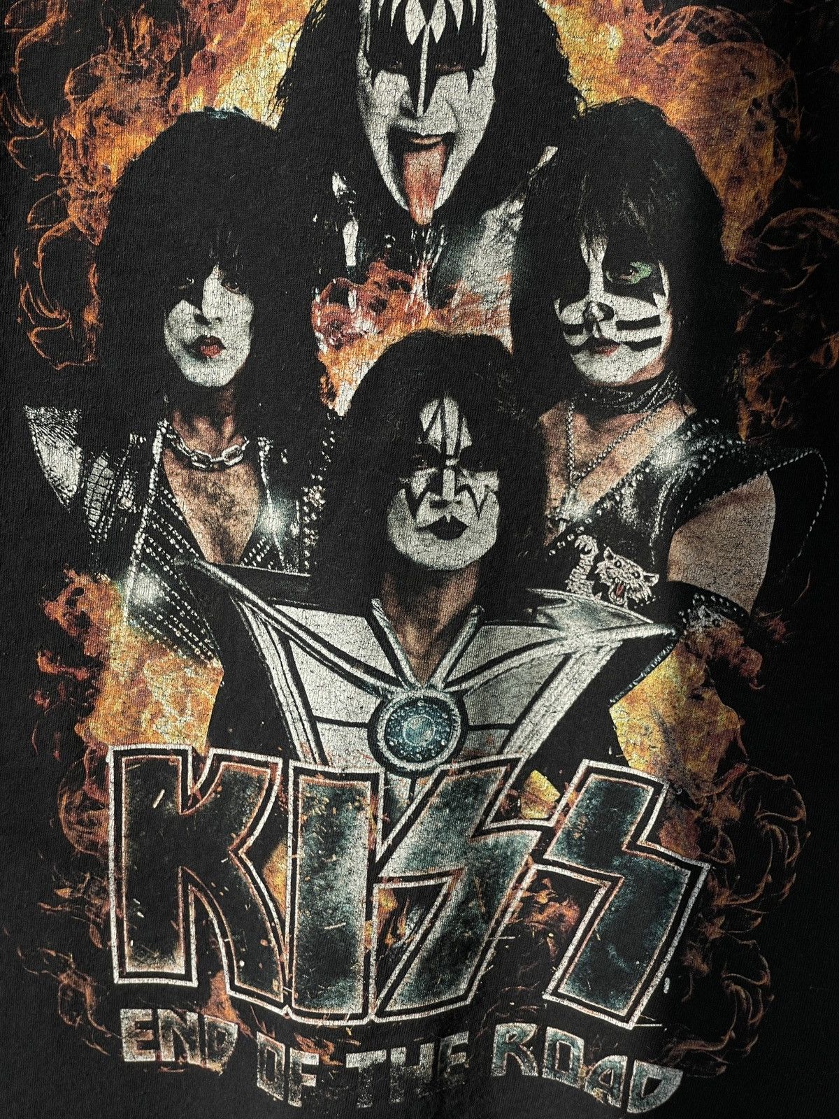 KISS Vintage Kiss End Of The road world tour T shirt tee Size US L / EU 52-54 / 3 - 2 Thumbnail