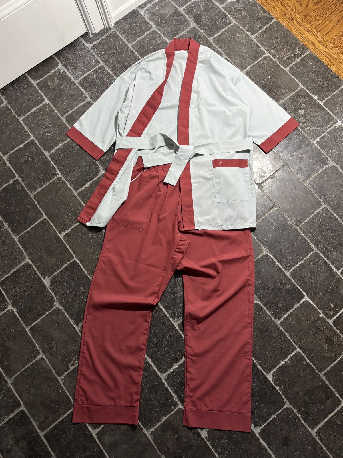 Pierre Cardin Vintage Pierre Cardin Pyjamas Set Matching Robe Pants Sleep Size US 36 / EU 52 - 1 Thumbnail