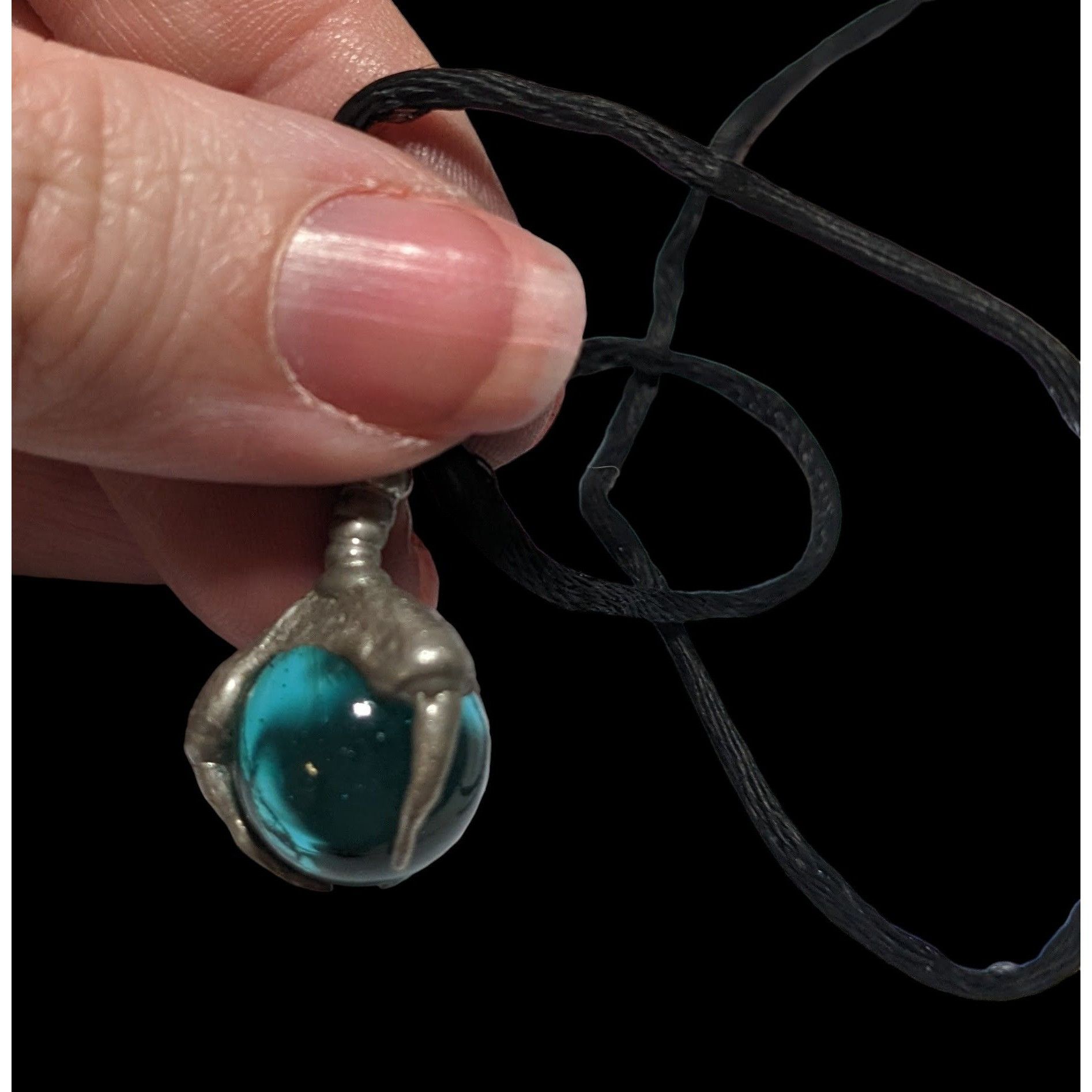 Other Vintage 90s Dragon Claw Pendant Necklace Size ONE SIZE - 2 Thumbnail