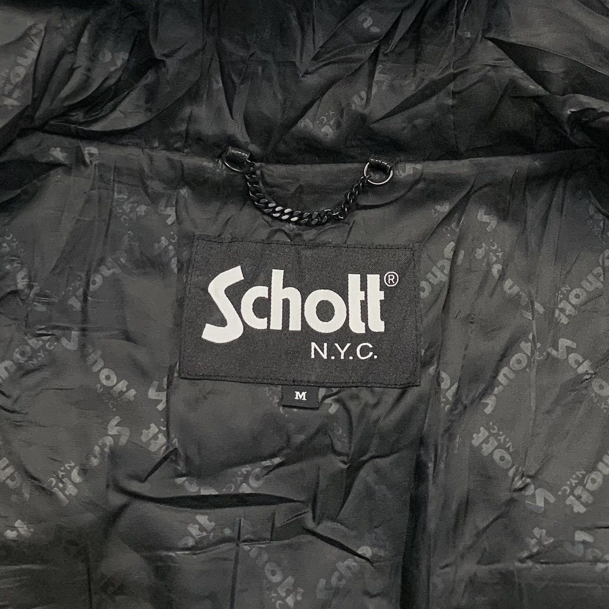 RRL Ralph Lauren × Schott Schott Hooded bikers leather jacket Size US M / EU 48-50 / 2 - 10 Thumbnail