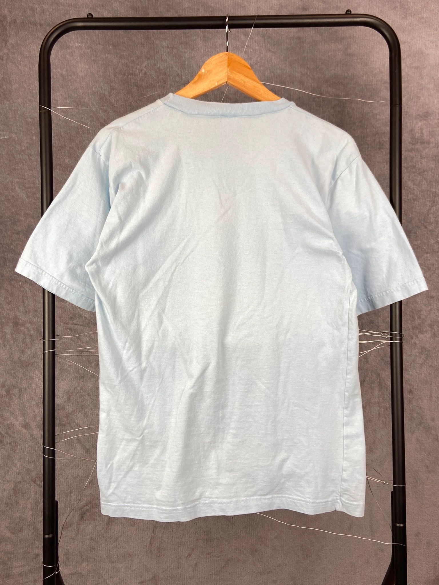 Puma Puma Baby Blue Logo Spellout Tee L Vintage Size US L / EU 52-54 / 3 - 4 Thumbnail