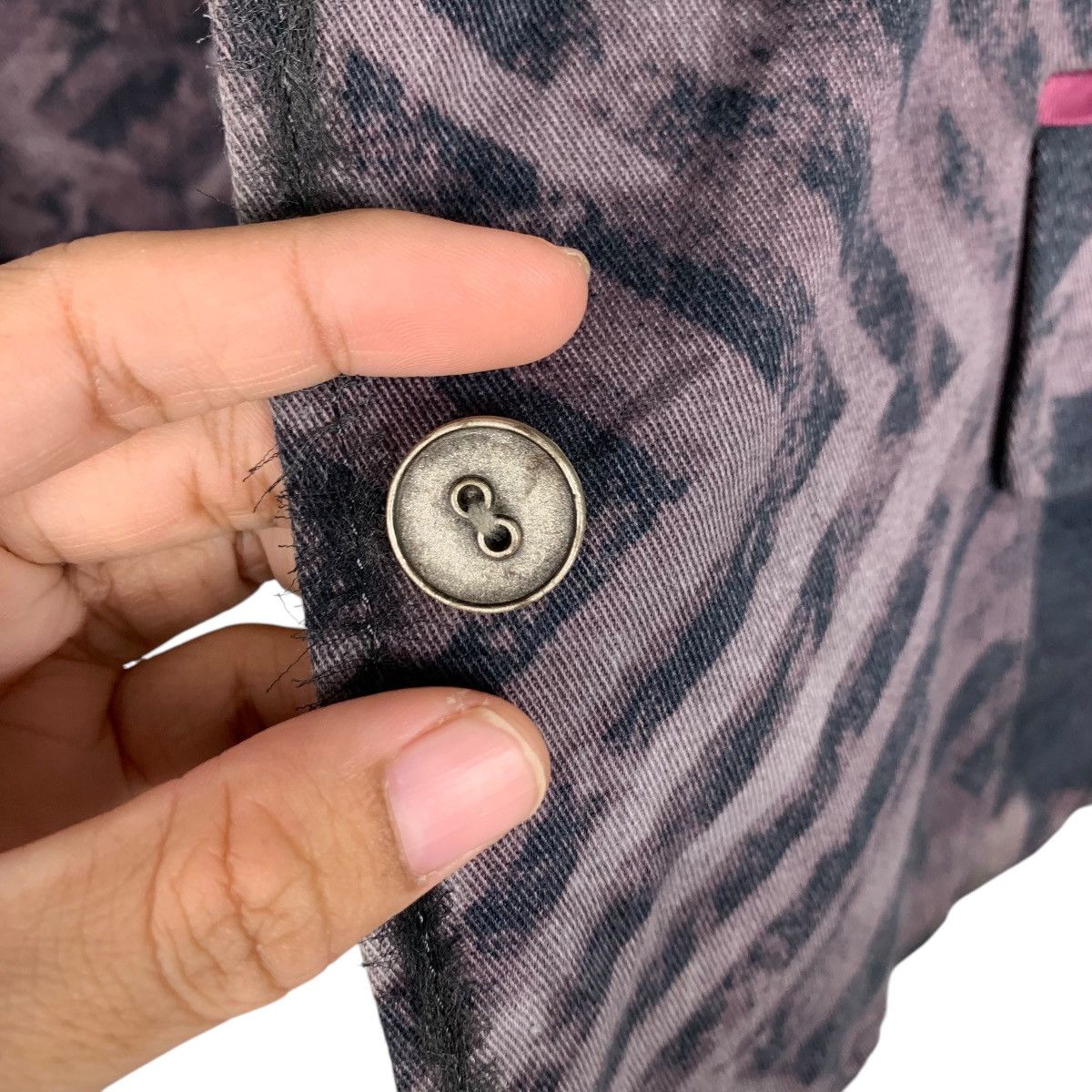 Japanese Brand NERO Made in Japan Fullprint Cropped Blazer Jacket #1621-C72 Size M / US 6-8 / IT 42-44 - 10 Thumbnail