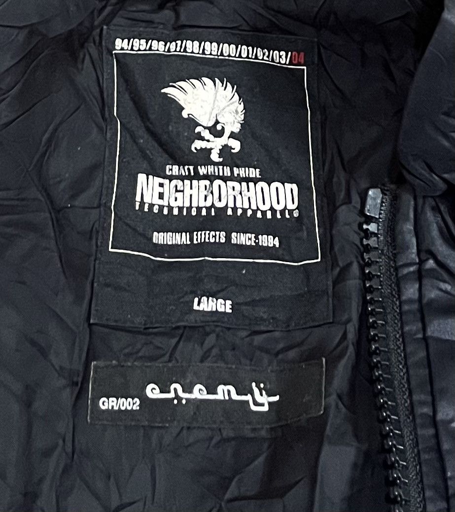 Neighborhood TAX FREE 🇺🇸 Neighborhood 04 arabic coated nylon jacket Size US L / EU 52-54 / 3 - 3 Thumbnail