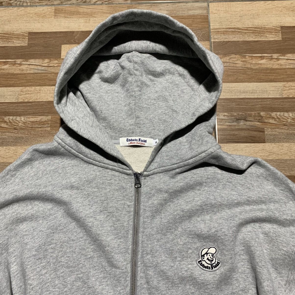 Ebbets Field Flannels Ebbets Field Flannel Small Logo Embriodered Zip Hooded Size US XL / EU 56 / 4 - 2 Thumbnail