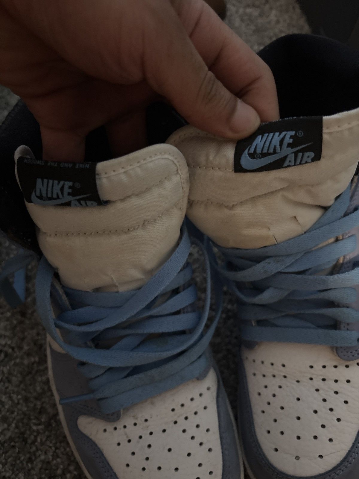 Jordan Brand × Nike × Vintage University Blue retro 1s Jordan Size US 8 / EU 41 - 8 Thumbnail