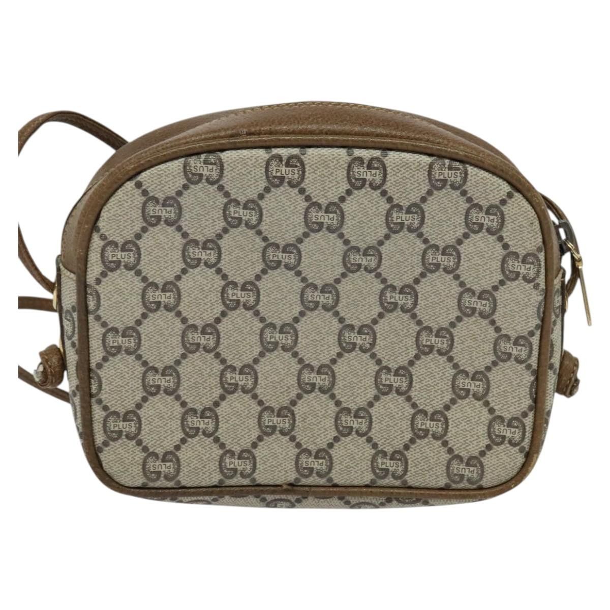 Gucci GUCCI GG Plus Supreme Shoulder Bag Pvc Beige Size ONE SIZE - 3 Thumbnail