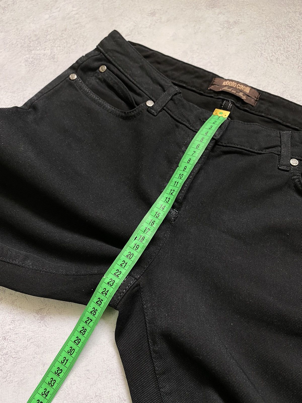 Roberto Cavalli Women’s Avant Garde Roberto Cavalli Denim Pants Size 42 Size 28" / US 6 / IT 42 - 17 Thumbnail