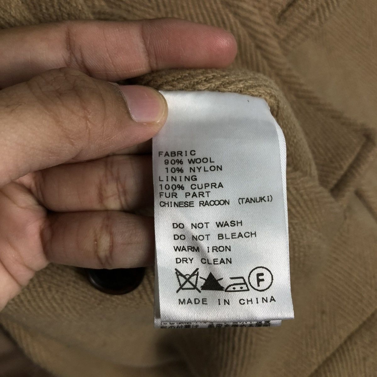 Japanese Brand 🔥VINTAGE WOOL CUPRA CLOAKS JOURNAL STANDARD FUR ISSEY MIYAKE Size US M / EU 48-50 / 2 - 22 Thumbnail