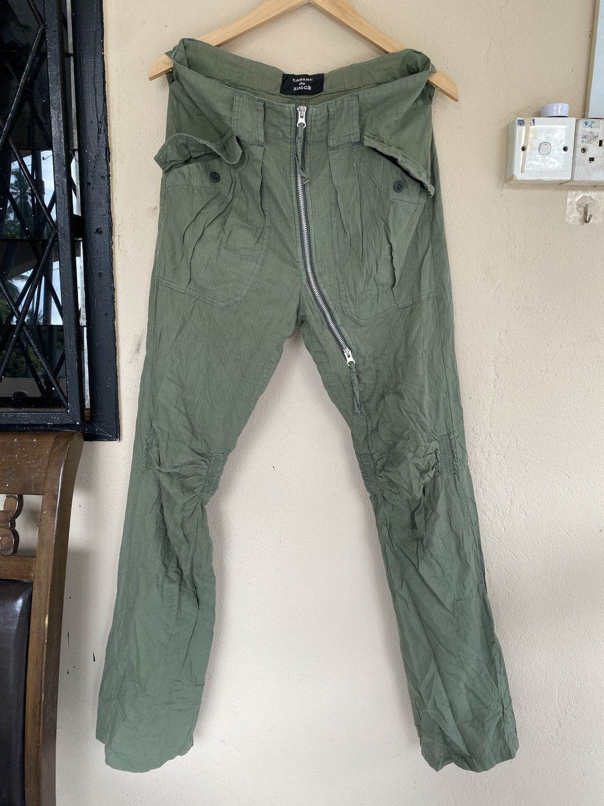 CABANE de ZUCCa Cabane De Zucca Ripstop Zipper Lightweight Pant Size US 30 / EU 46 - 1 Thumbnail