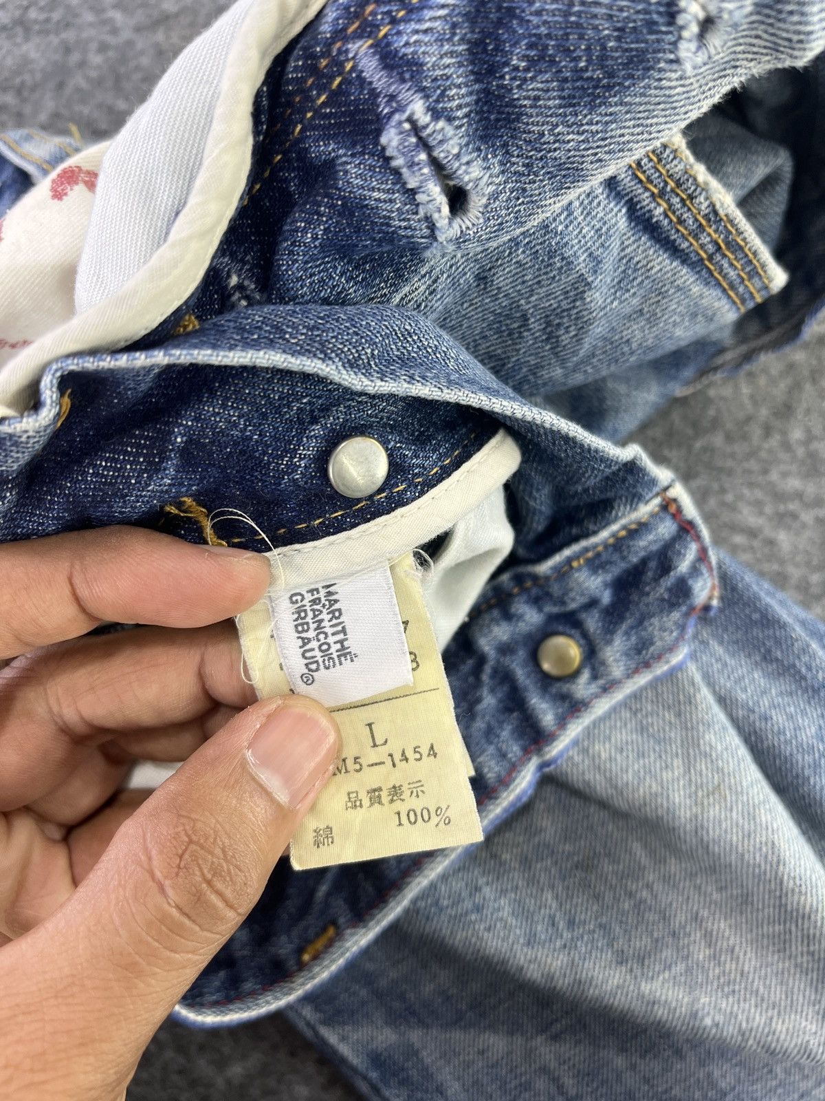 Japanese Brand Vintage Le Jean De Marithe Francois Girbaud Jeans - J963 Size US 32 / EU 48 - 8 Thumbnail