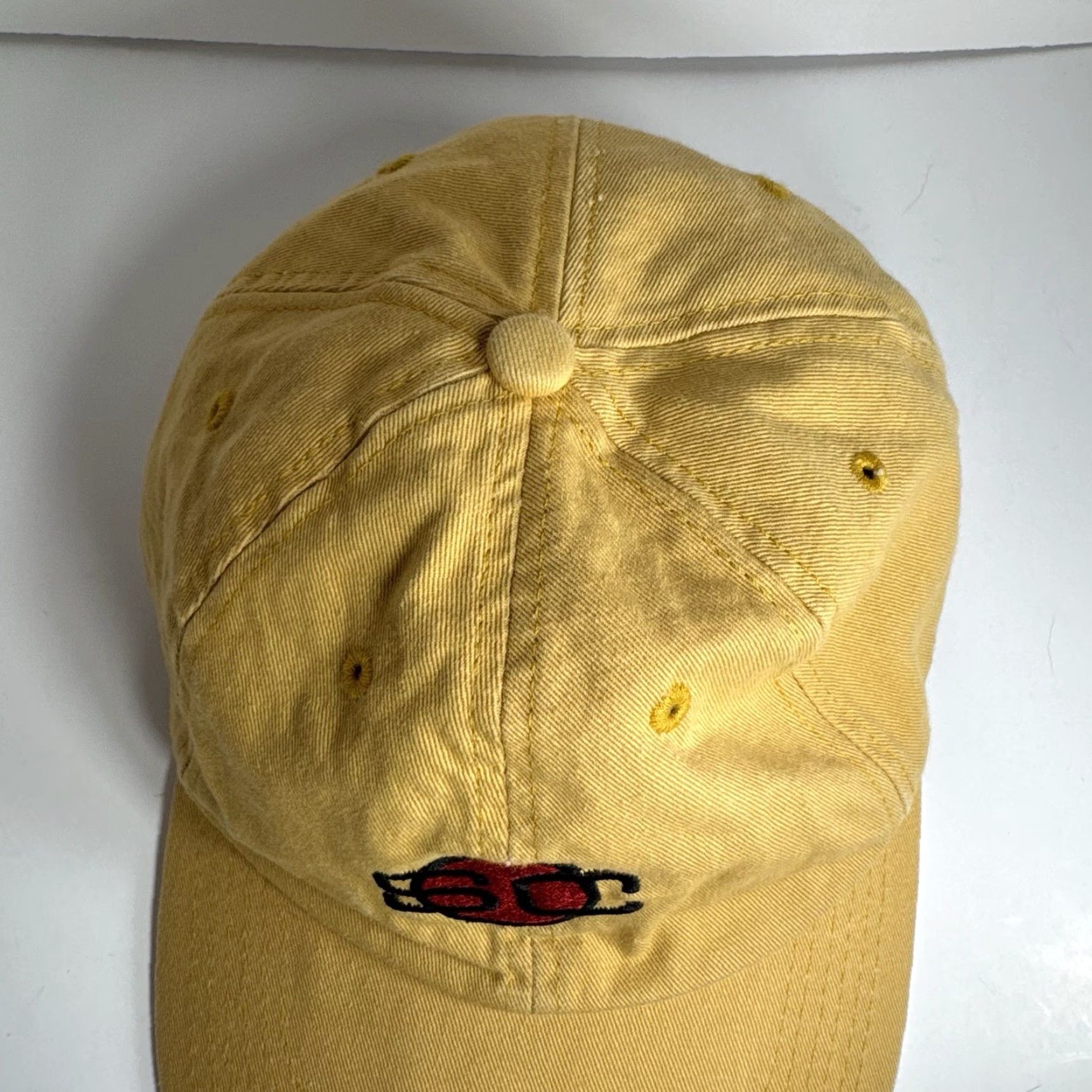 Logo 7 ESPN Cap Hat Unisex Adjustable Color Yellow Sports Center Embroidered SC Logo Baseball Cap Hat Adults One Size Yellow ESPN Cap Size ONE SIZE - 6 Thumbnail