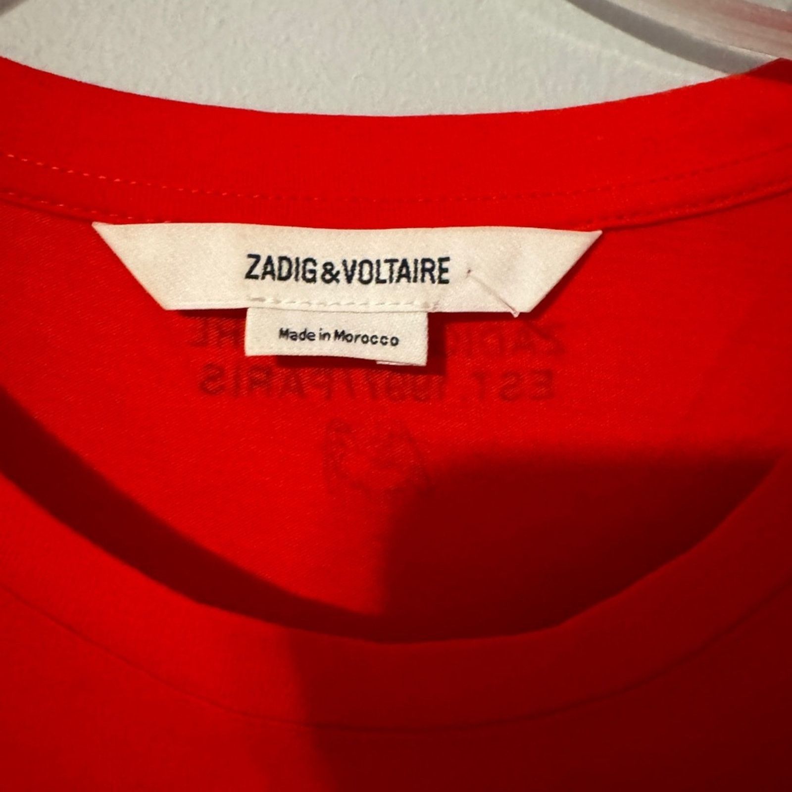 Zadig & Voltaire Zadig & Voltaire Red Graphic Tommy Skull “Rock” t-shirt Size US XS / EU 42 / 0 - 3 Thumbnail