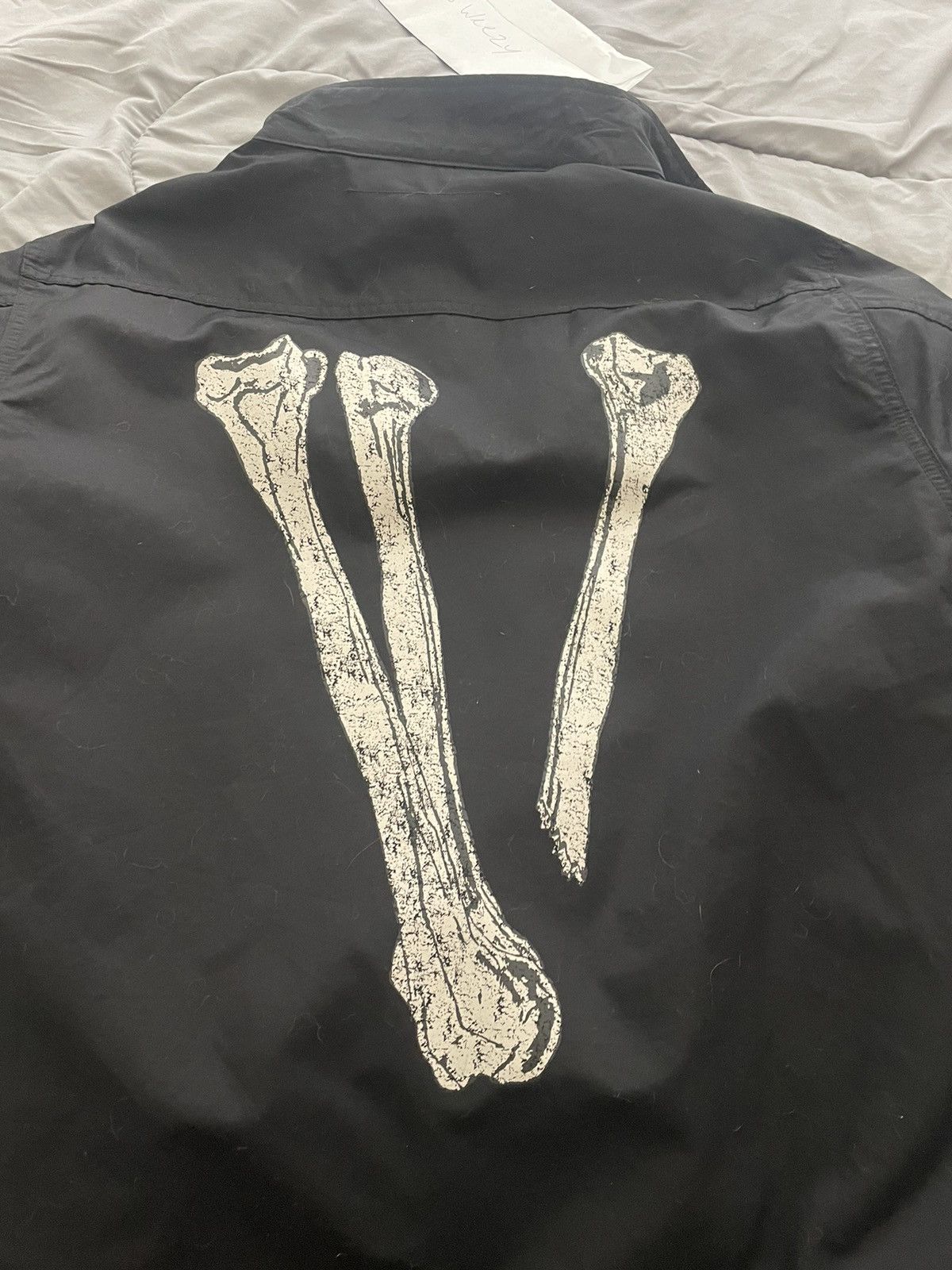Vlone Vlone skull trench coat Grailed