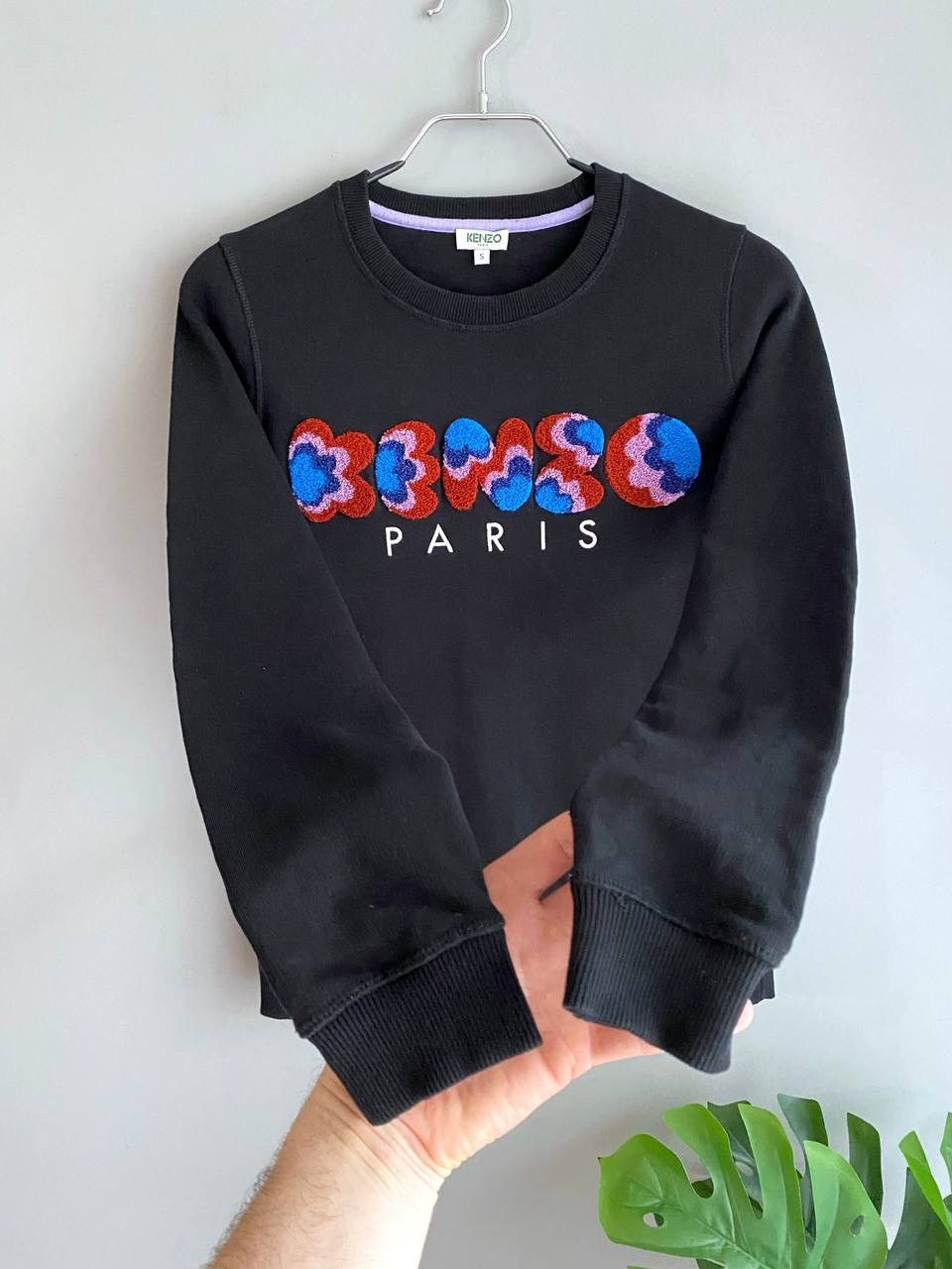 Kenzo Kenzo Paris Floral Print Women's Black Sweatshirt, Size S Size S / US 4 / IT 40 - 6 Thumbnail