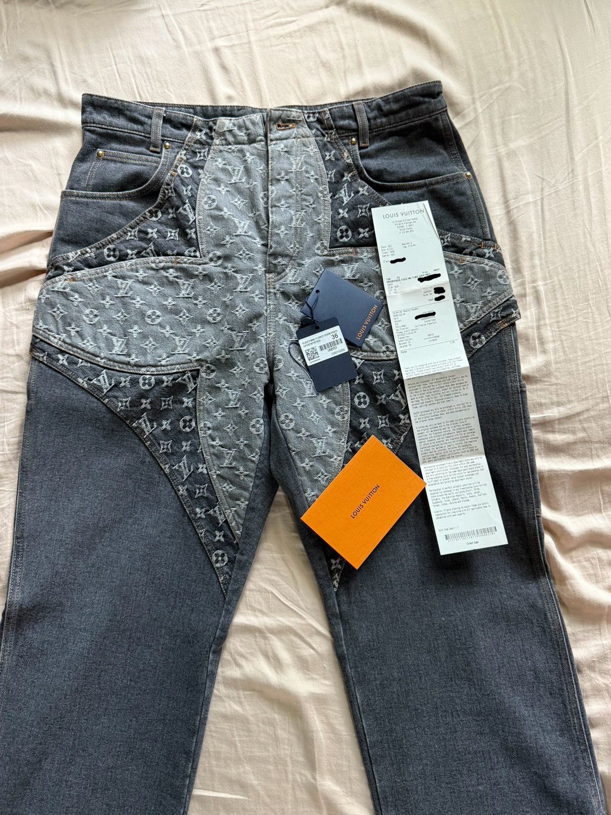 Louis Vuitton Louis Vuitton Flower Denim Pants Size US 36 / EU 52 - 12 Thumbnail