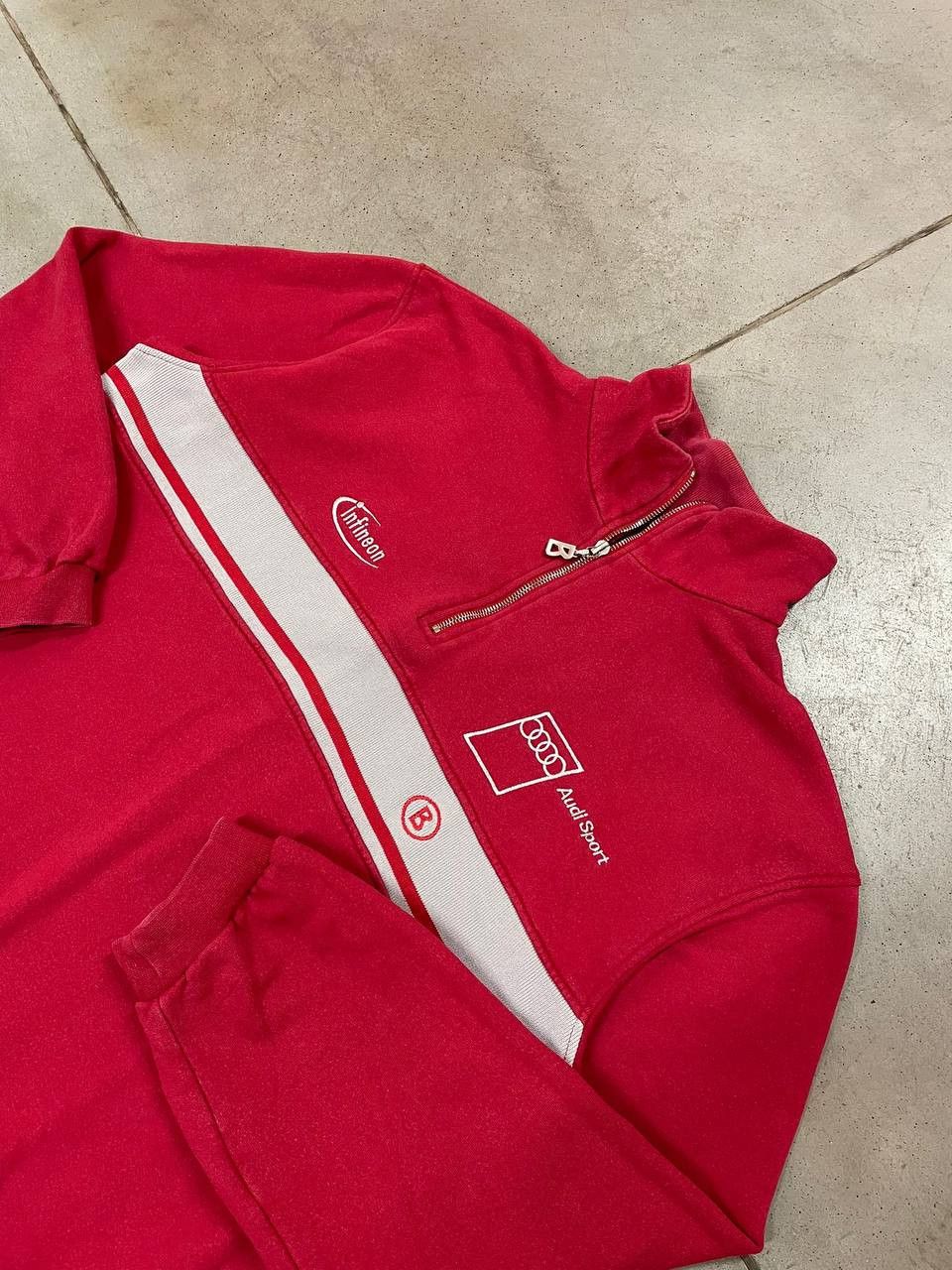 Bogner Audi x Bogner Vintage 1/4 Sweatshirt Size US L / EU 52-54 / 3 - 2 Thumbnail