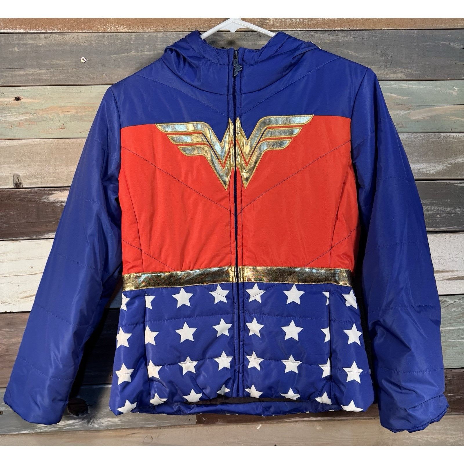 DC Comics FUN WEAR Comics DC Wonder Woman Girls Puffer Puffy Jacket Si Size L / US 10 / IT 46 - 1 Thumbnail