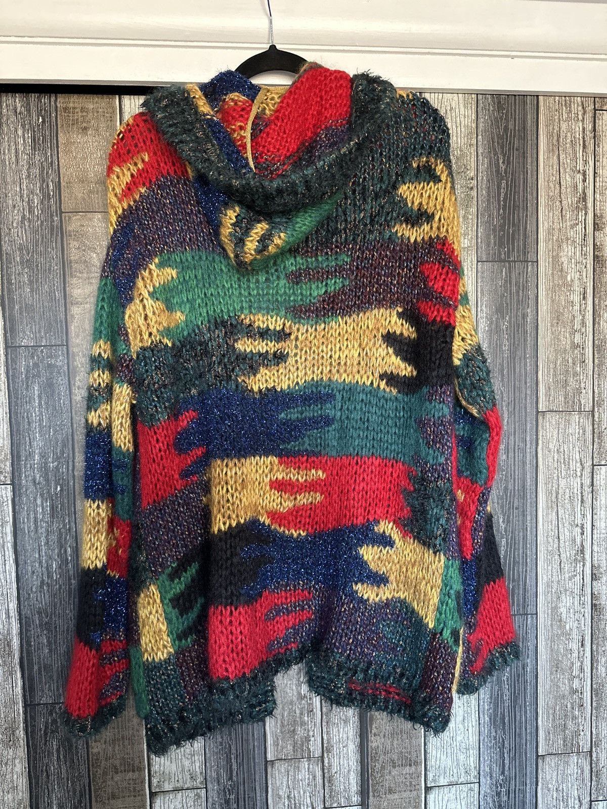 Saint Laurent Paris Multicolor Baja Camouflage Cardigan Size US XS / EU 42 / 0 - 5 Thumbnail