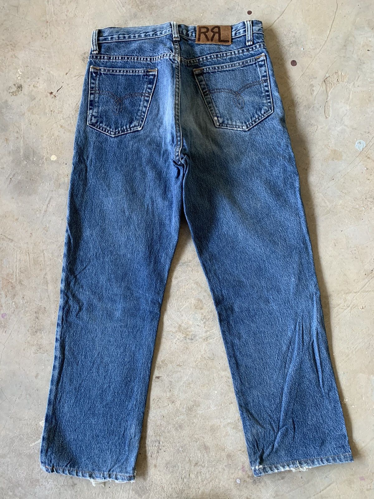 RRL Ralph Lauren Vintage Double RRL Ralph Lauren Made In Usa Distressed Denim Size US 30 / EU 46 - 1 Thumbnail