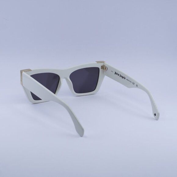 Palm Angels Palm Angels PERI099 HOLLYWOOD 0107 Sunglasses White Cat Eye Size ONE SIZE - 7 Thumbnail