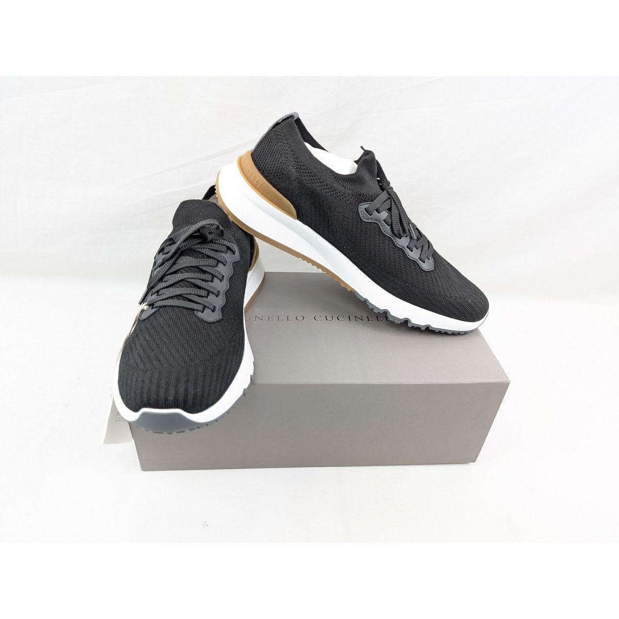 Brunello Cucinelli o1rshd1 Low-Top Sneakers in Black Size US 14 / EU 47 - 18 Thumbnail