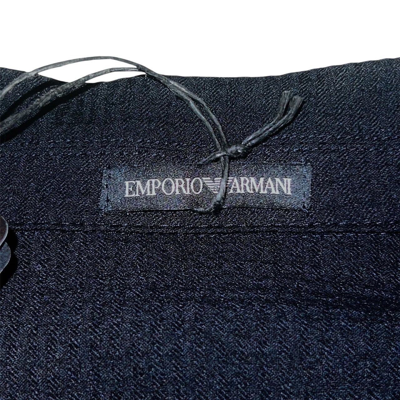 Emporio Armani $1020 EMPORIO ARMANI Honeycomb Short Cardigan Jacket Black Size US M / EU 48-50 / 2 - 5 Thumbnail