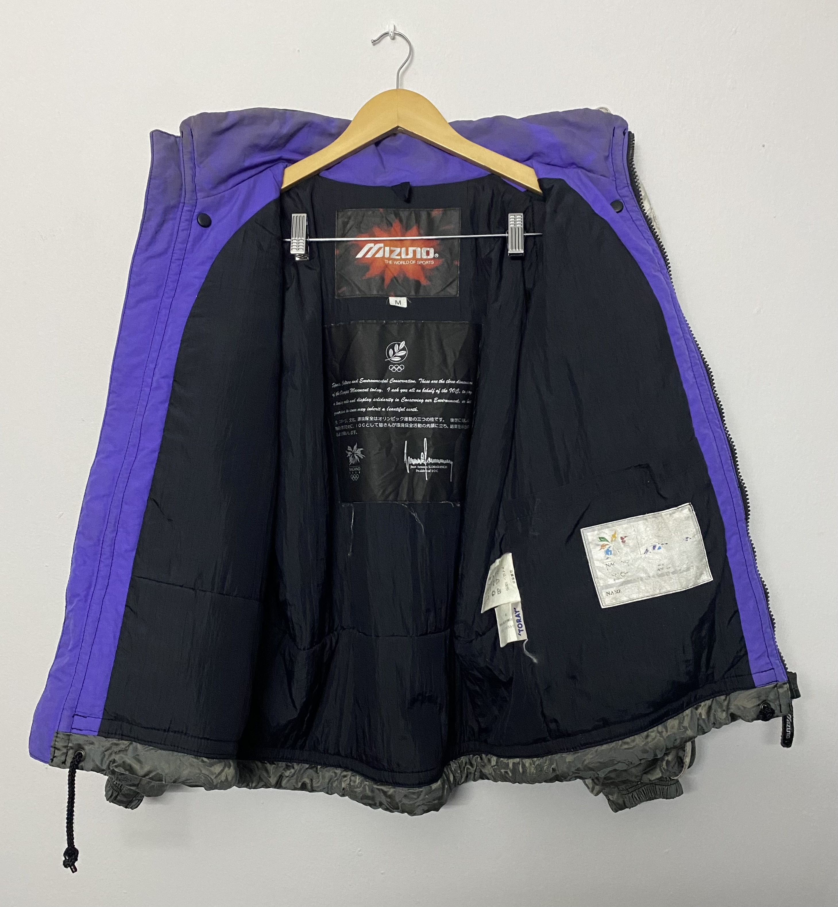 Vintage Vintage 1998 Nagano Winter Olympics x Mizuno Puffer Jacket Size US M / EU 48-50 / 2 - 3 Thumbnail