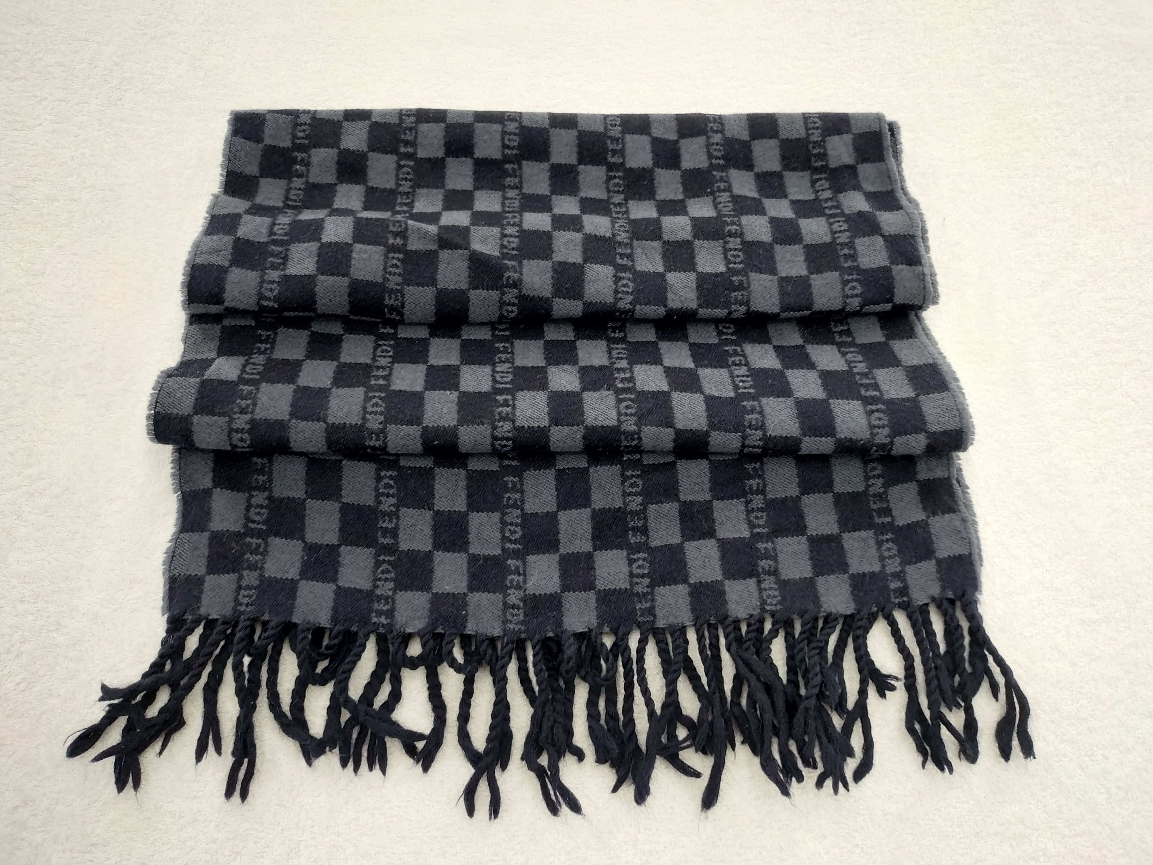 Fendi Vintage Fendi Wool Scarf/Muffler/Neckwear MF005 Size ONE SIZE - 2 Thumbnail