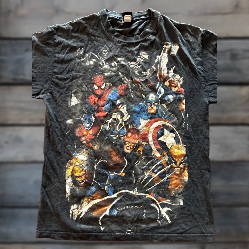 Vintage VINTAGE Mad Engine Marvel Shirt Avengers Dr Doom Men’s Large Big Graphic Size US L / EU 52-54 / 3 - 1 Thumbnail