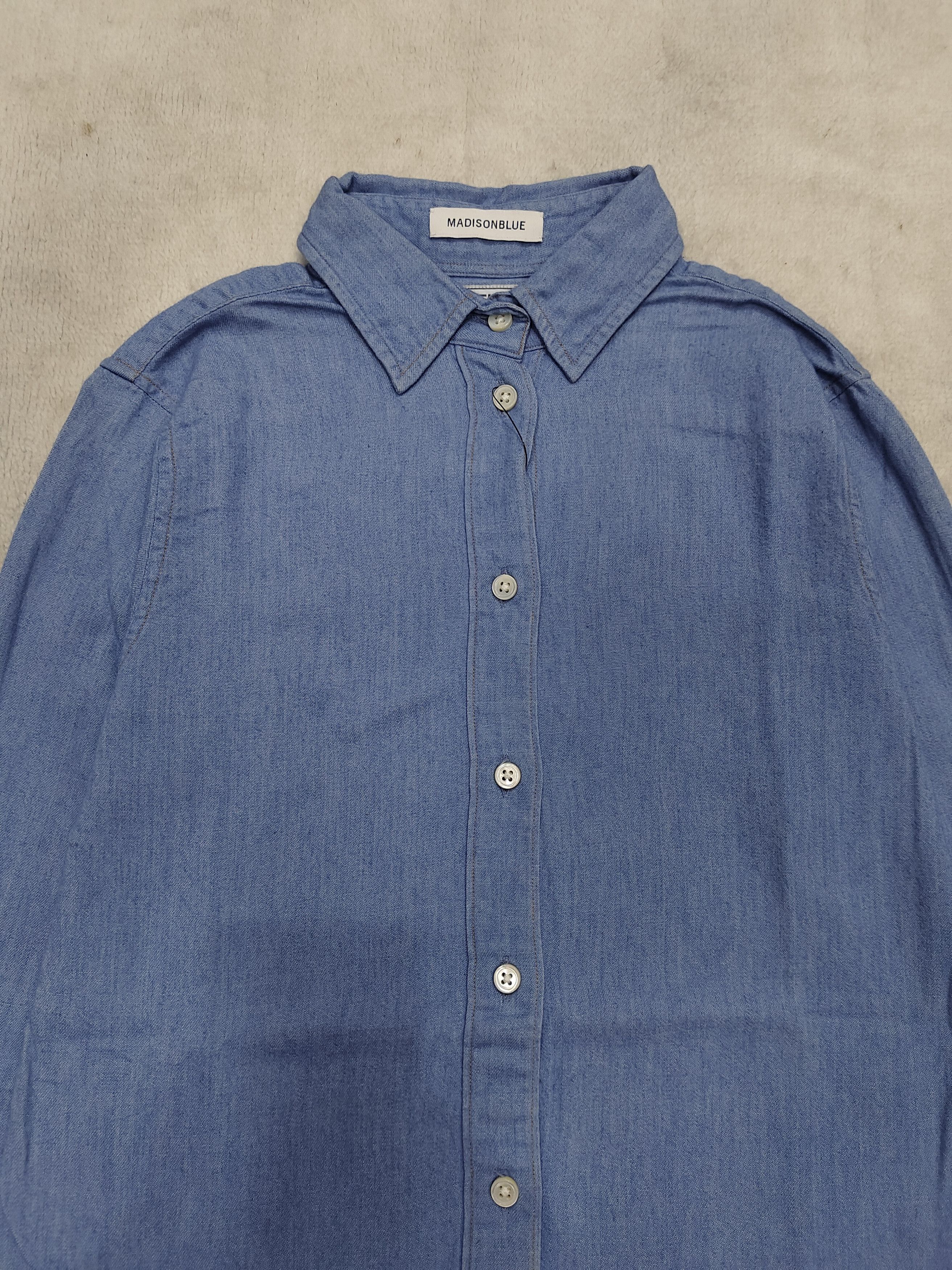 Madison 🇯🇵Madison Blue🇯🇵 Casual Denim Long Shirt Size US M / EU 48-50 / 2 - 2 Thumbnail
