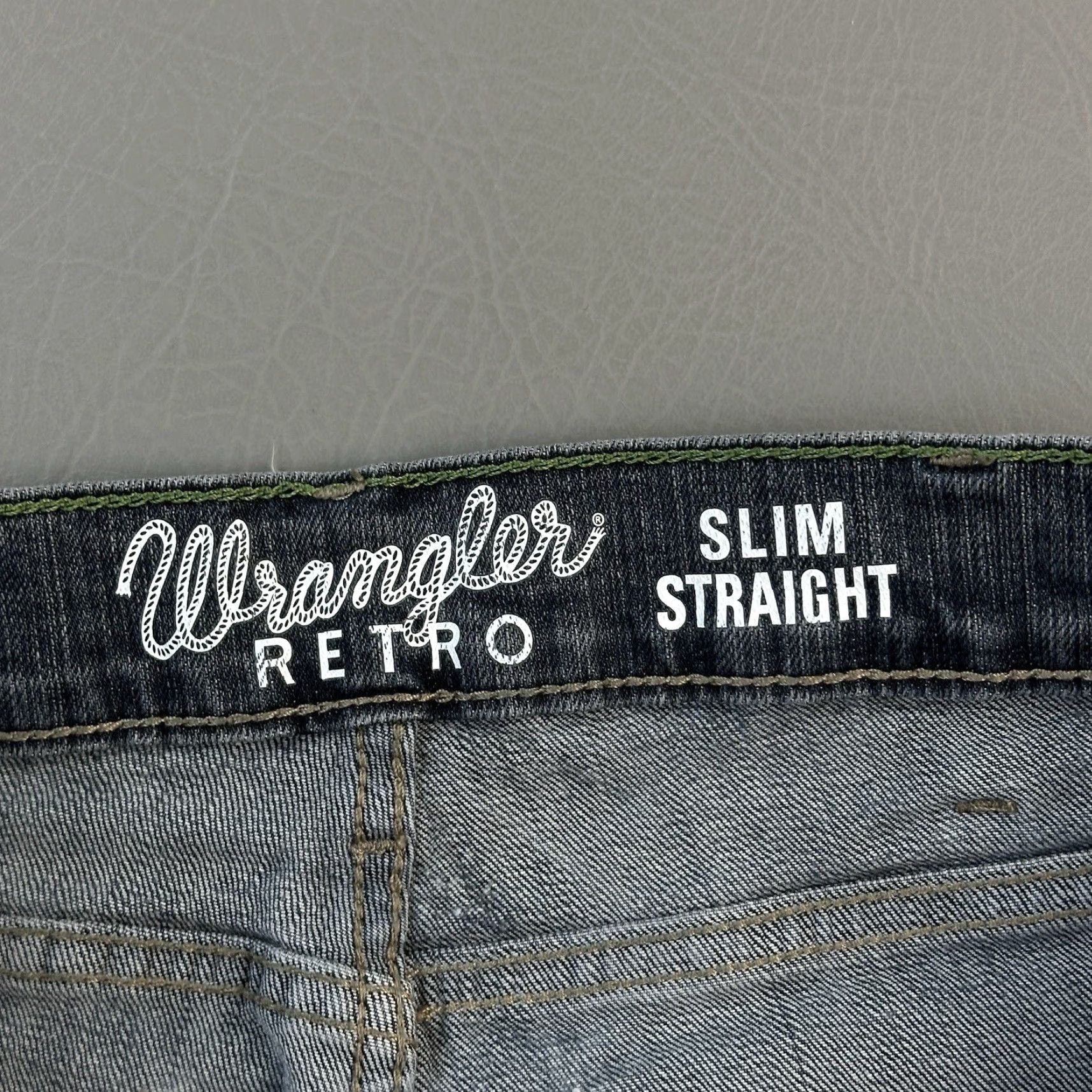 Wrangler Wrangler Retro Jeans Mens 30x31 Dark Wash Slim Straight Western Cowboy Rodeo Denim 5-Pocket Button Vintage USA Cowboy Western Mens Size US 30 / EU 46 - 6 Thumbnail