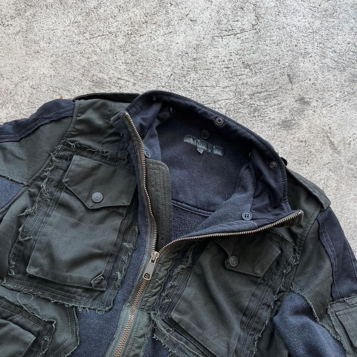 Japanese Brand KAPITAL STYLE PATCHWORKS x MILITARY/VINTAGE JAPAN GIGNI / Size US L / EU 52-54 / 3 - 6 Thumbnail