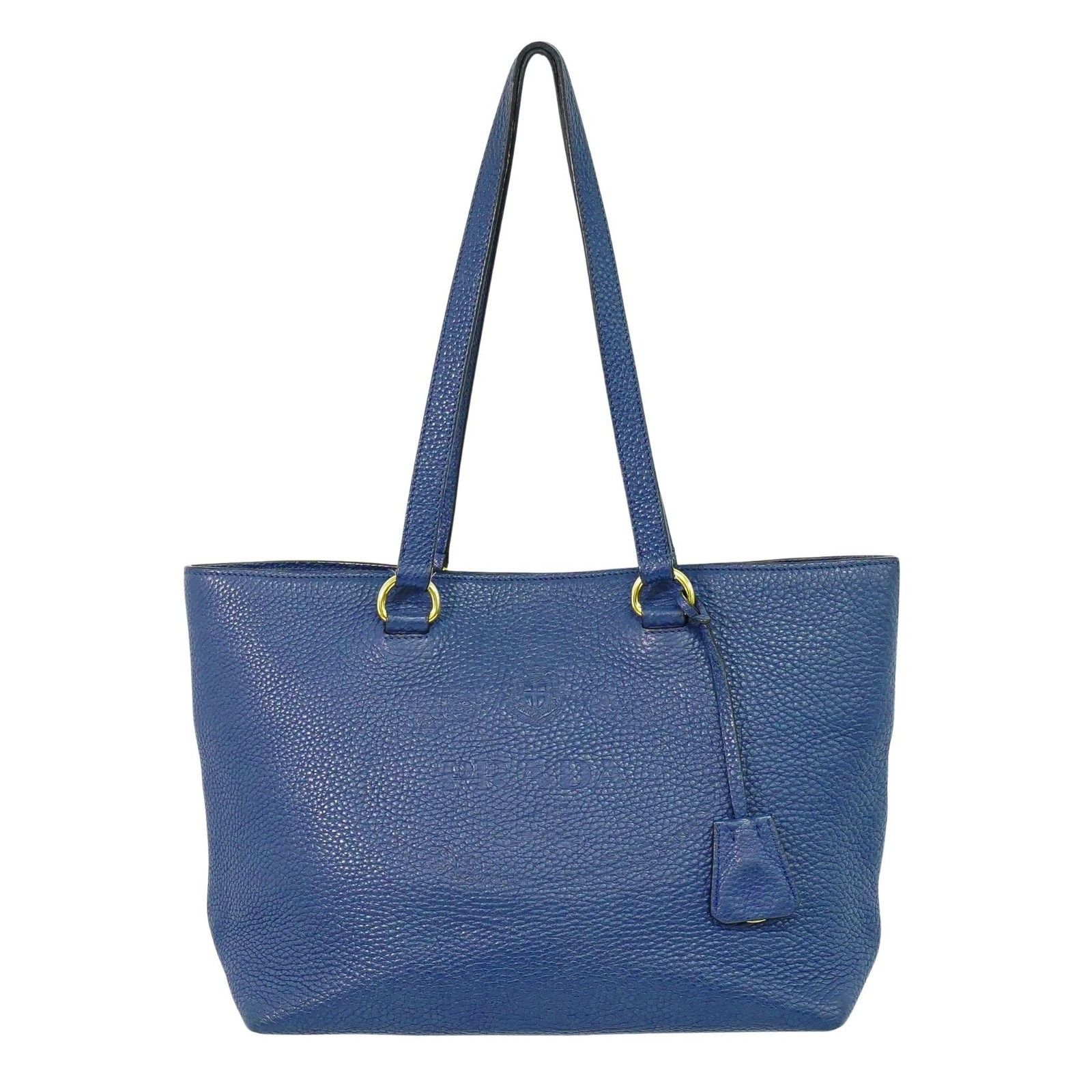 Prada Prada Embossed Logo Open Tote Leather Size ONE SIZE - 1 Thumbnail