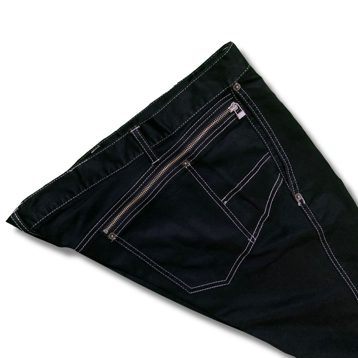PPFM 2000s PPFM Bondage Zipper Punk Style Pants Size US 35 - 3 Thumbnail