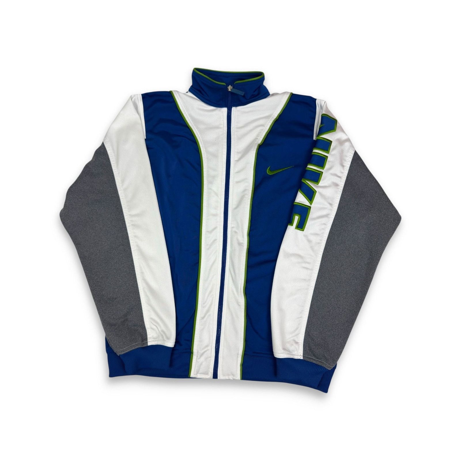 Nike Nike Men Swoosh Long Sleeve Full Zip Track Jacket Size US L / EU 52-54 / 3 - 1 Thumbnail
