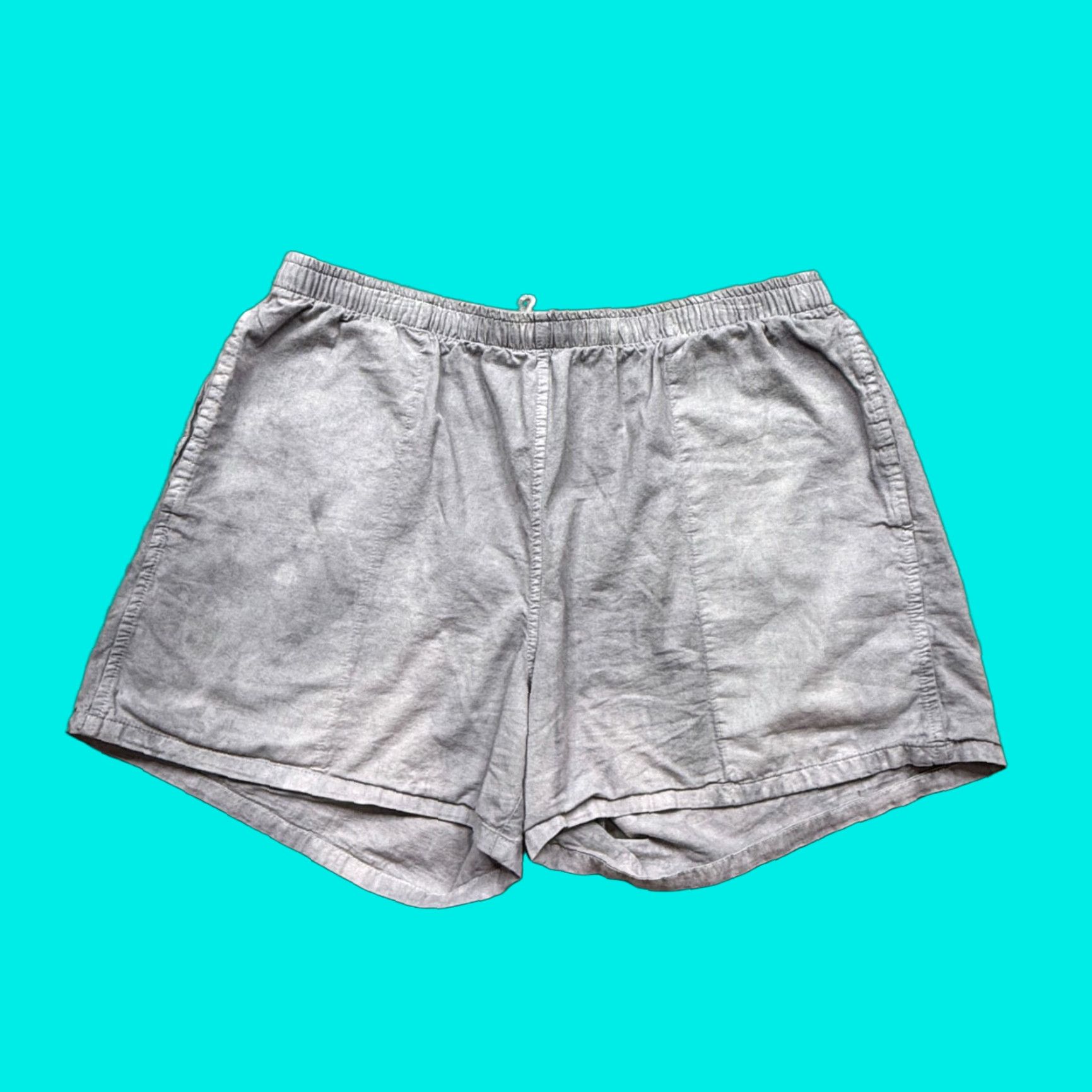 Pendleton Vintage Pendleton Lobo Shorts Women's L Blue Narrow Drawstring Bermuda 80s Comfortable Slashed Pockets Cotton 100% Size 36" / US 14 / IT 50 - 1 Thumbnail