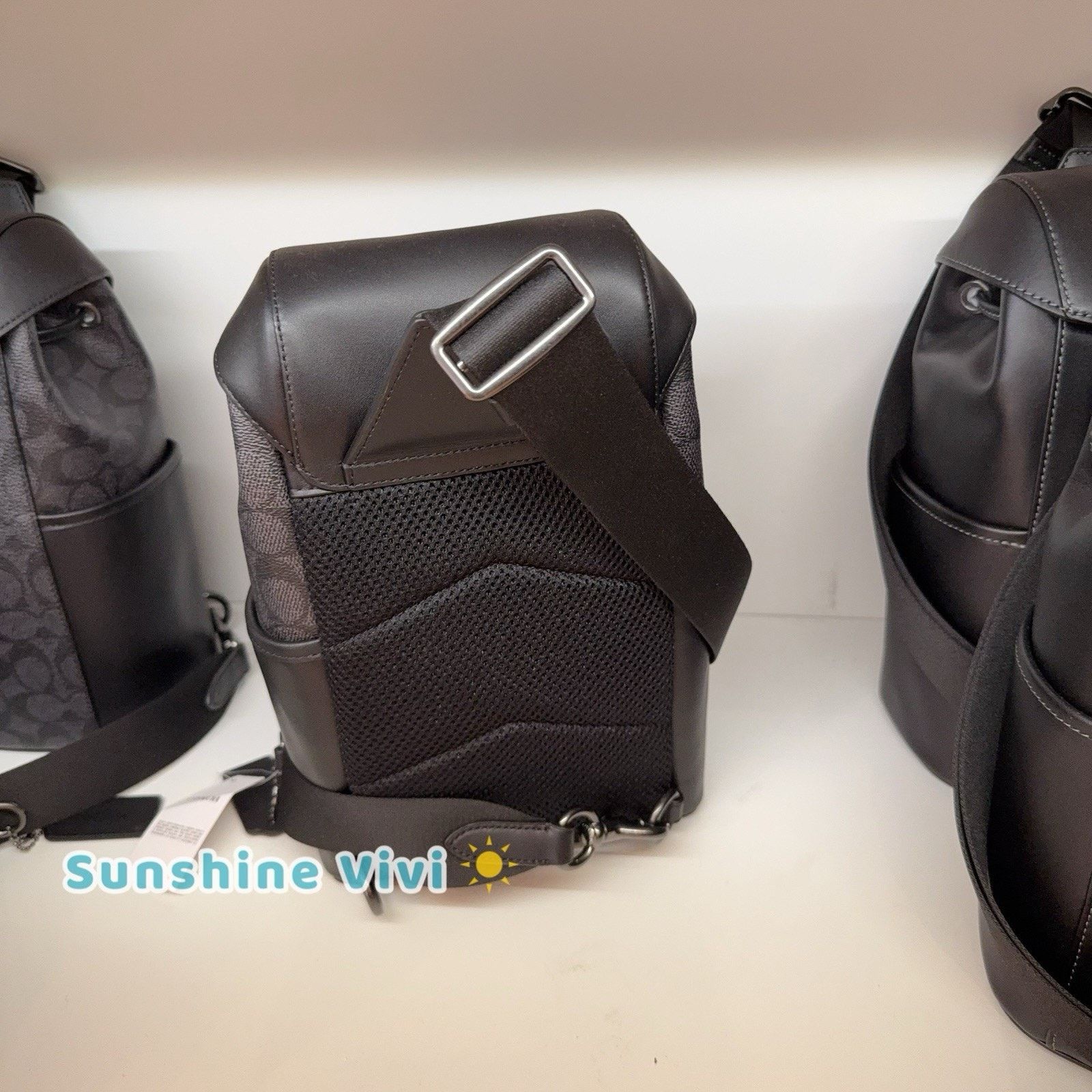 Coach NWT Coach Men's Body bag CT712 Racer Pack Black CT712 Size ONE SIZE - 3 Thumbnail
