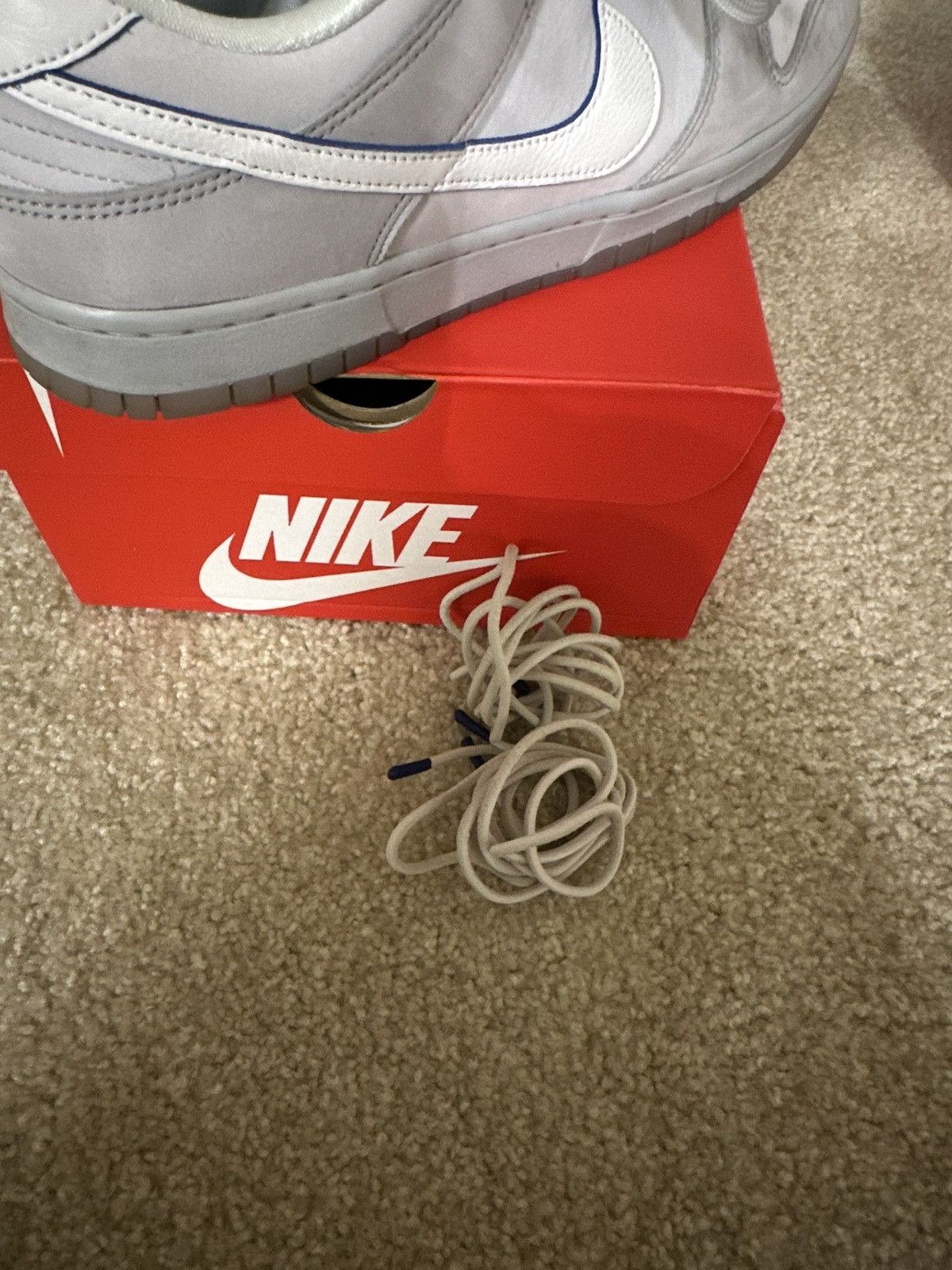 Nike Nike Dunk Low Wolf Grey Pure Platinum Size US 10 / EU 43 - 6 Thumbnail