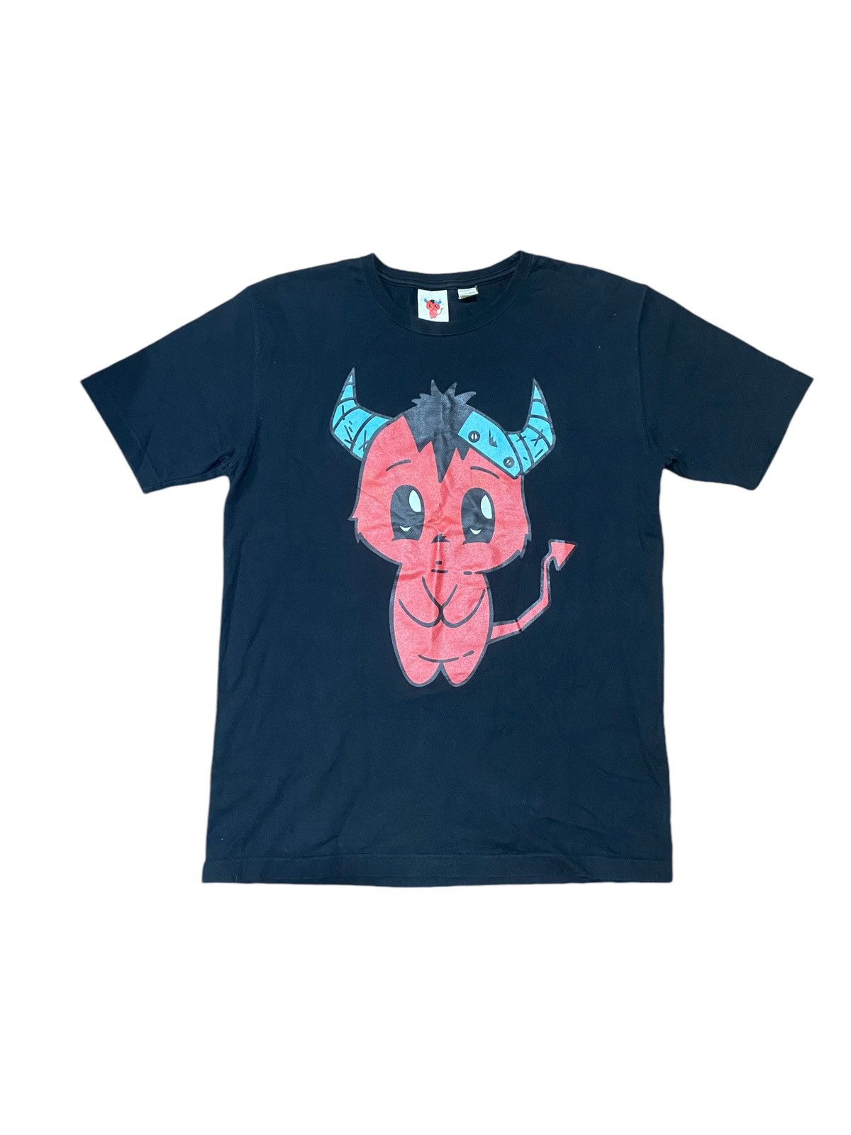 Vintage Phenomenon Devil Japanese Black Tee