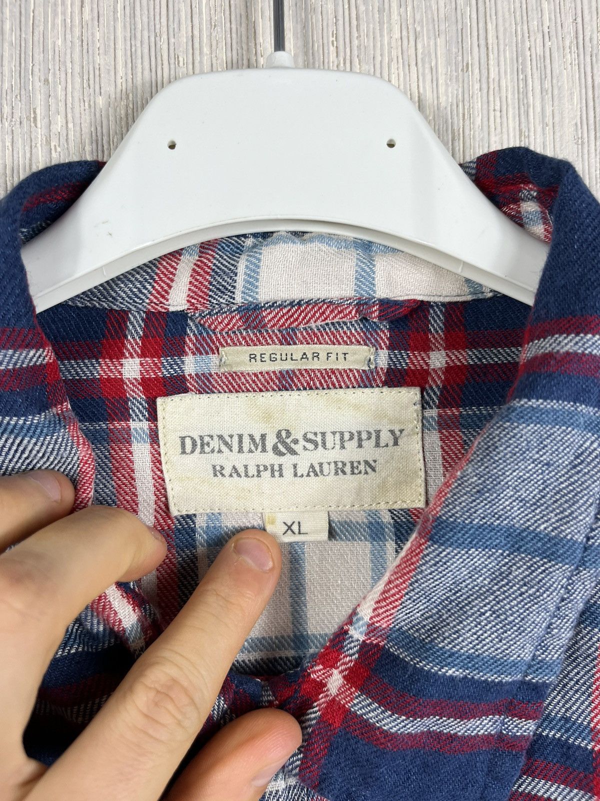Denim & Supply Ralph Lauren × Flannel × Ralph Lauren Ralph Lauren denim& supply linen flannel checked plaid shirt Size US XL / EU 56 / 4 - 10 Thumbnail