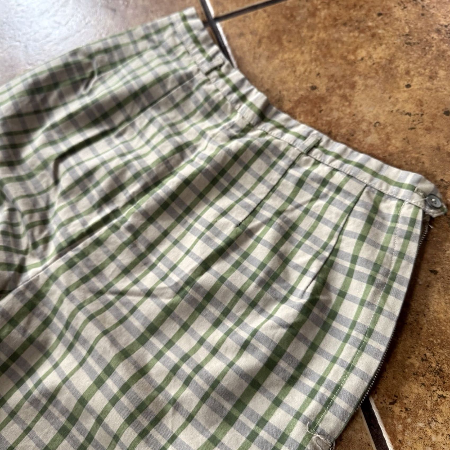 Vintage 1950s Side ZIP Pants Westernwear 40s Clam Digger Women’s plaid 26x19 Denim Ranch Maid Mens Womens Girls Boys Size 26" / US 2 / IT 38 - 5 Thumbnail