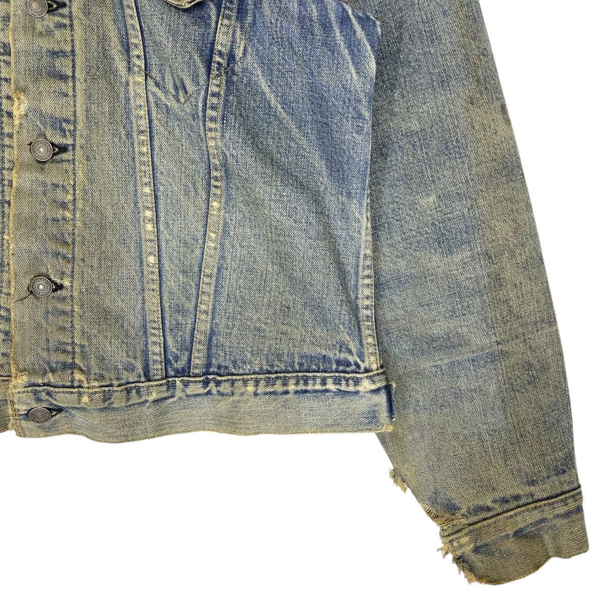 Levi's × Levi's Vintage Clothing 70s Thrased Levi’s Distressed Worn Denim Jacket Size US M / EU 48-50 / 2 - 5 Thumbnail