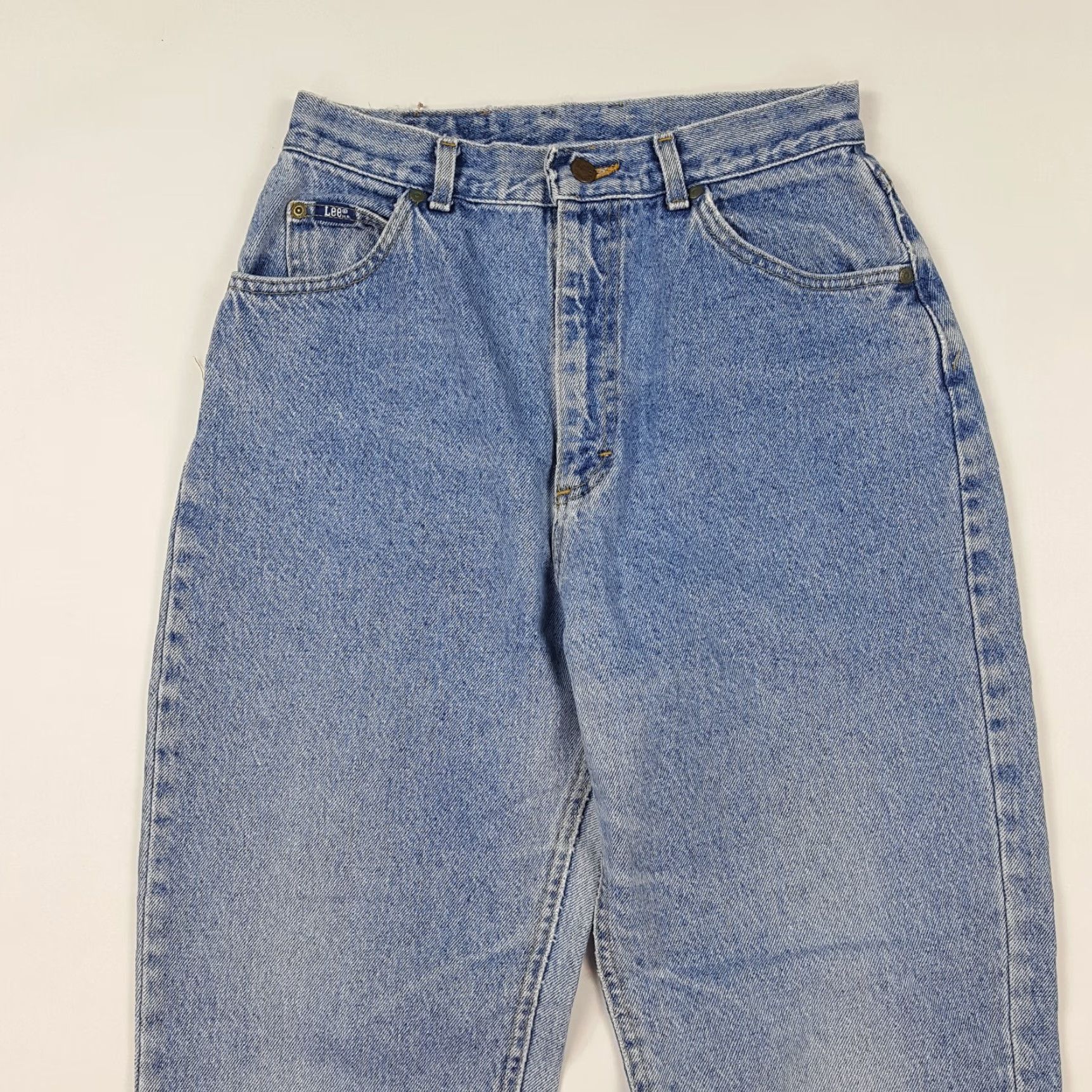 Lee Vintage Lee Women's Size 12 Relaxed Tapered High Waist Retro Denim Blue Jeans Size 34" / US 12 / IT 48 - 2 Thumbnail
